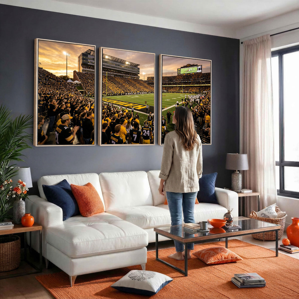 60847729-MGV-CV-36X24 - Stadium Wall Art Canvas Print