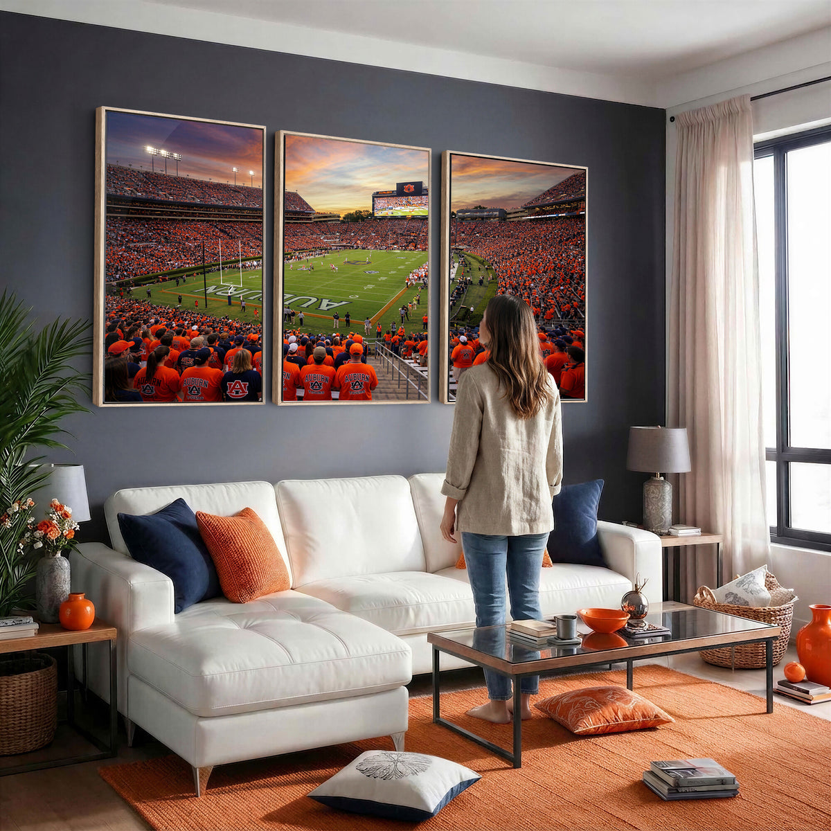 46347891-MGV-CV-36X24 - Stadium Wall Art Canvas Print