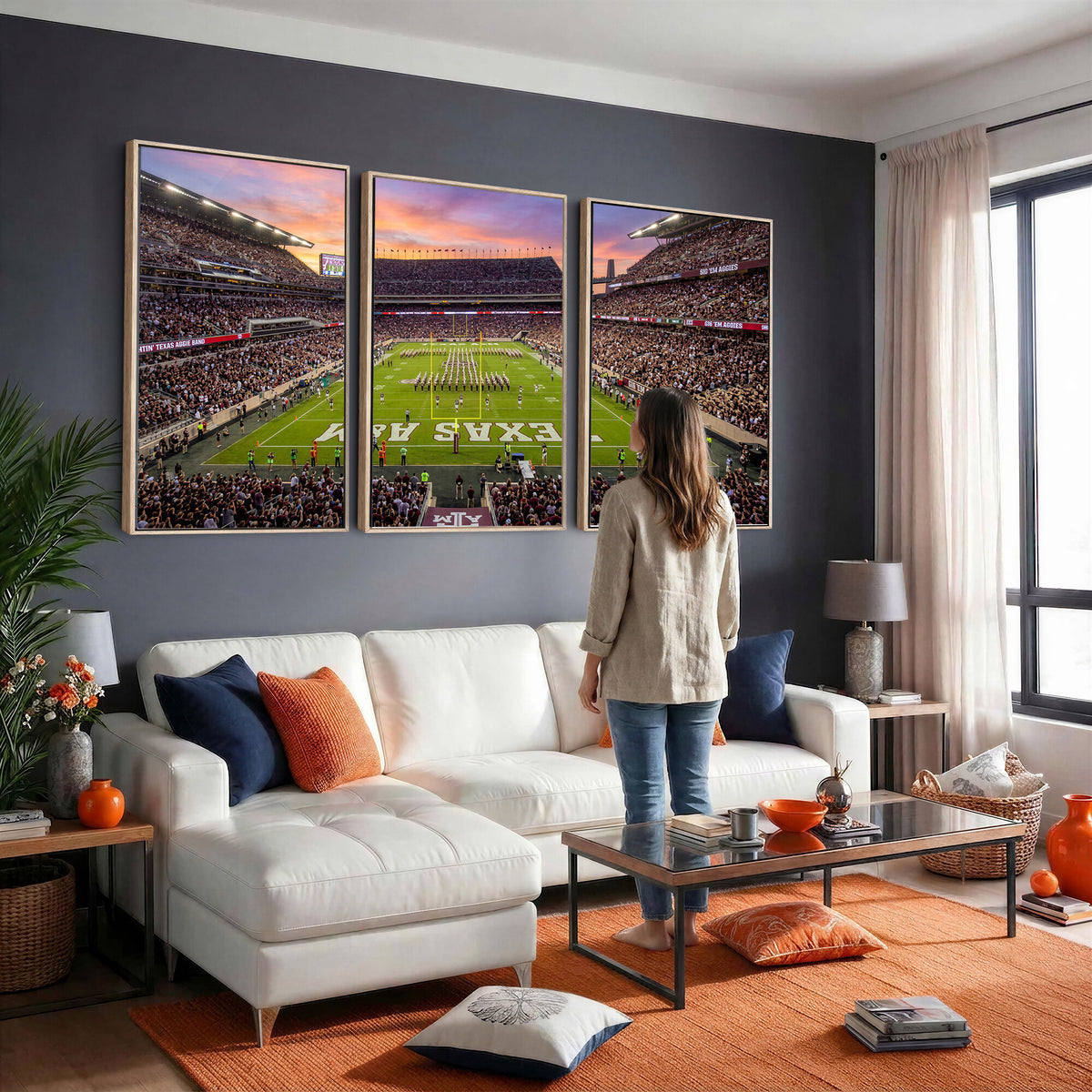 65952219-MGV-CV-36X24 - Stadium Wall Art Canvas Print