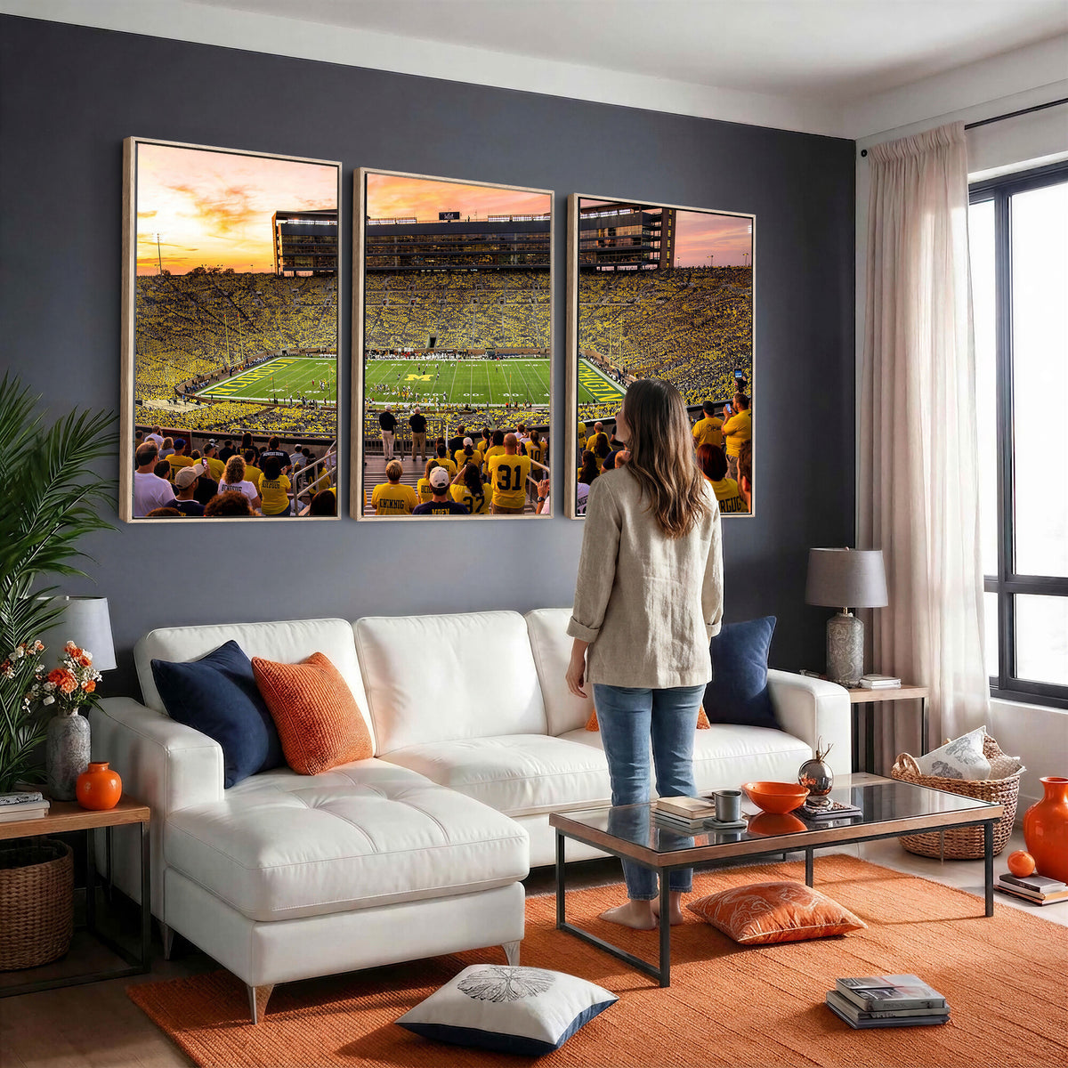27265223-MGV-CV-36X24 - Stadium Wall Art Canvas Print