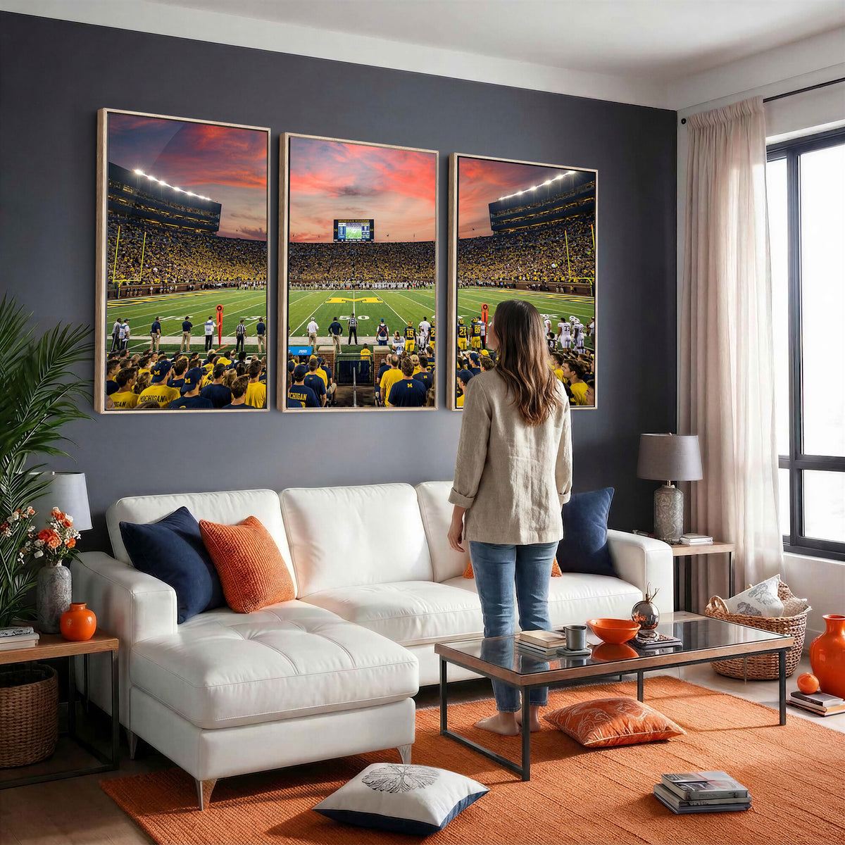 47185949-MGV-CV-36X24 - Stadium Wall Art Canvas Print