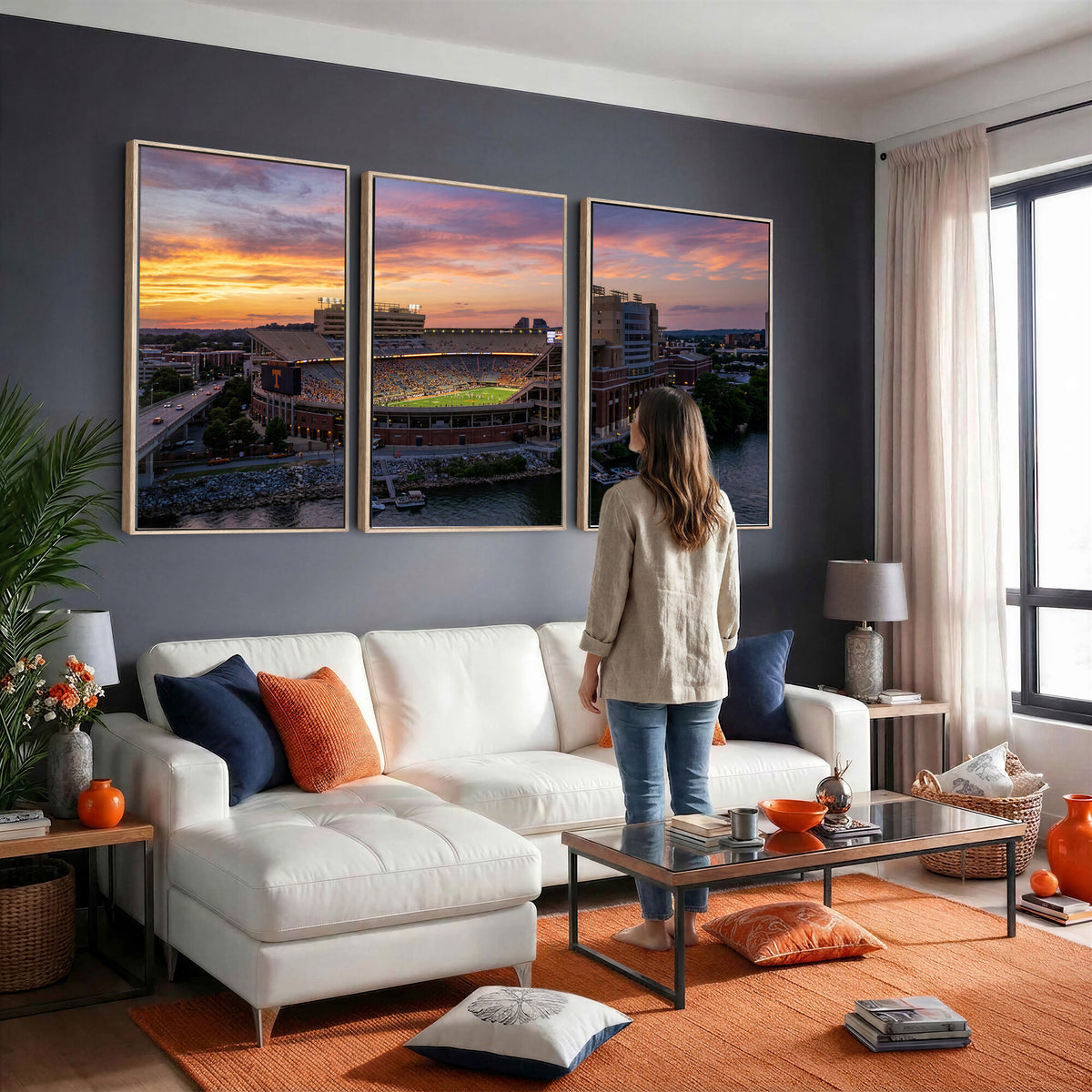 61093642-MGV-CV-36X24 - Stadium Wall Art Canvas Print