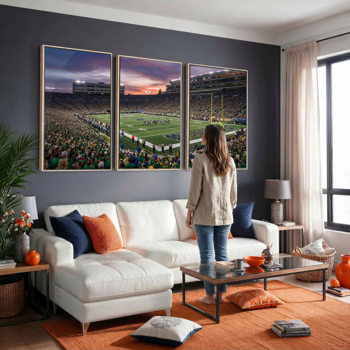34836892-MGV-CV-36X24 - Stadium Wall Art Canvas Print