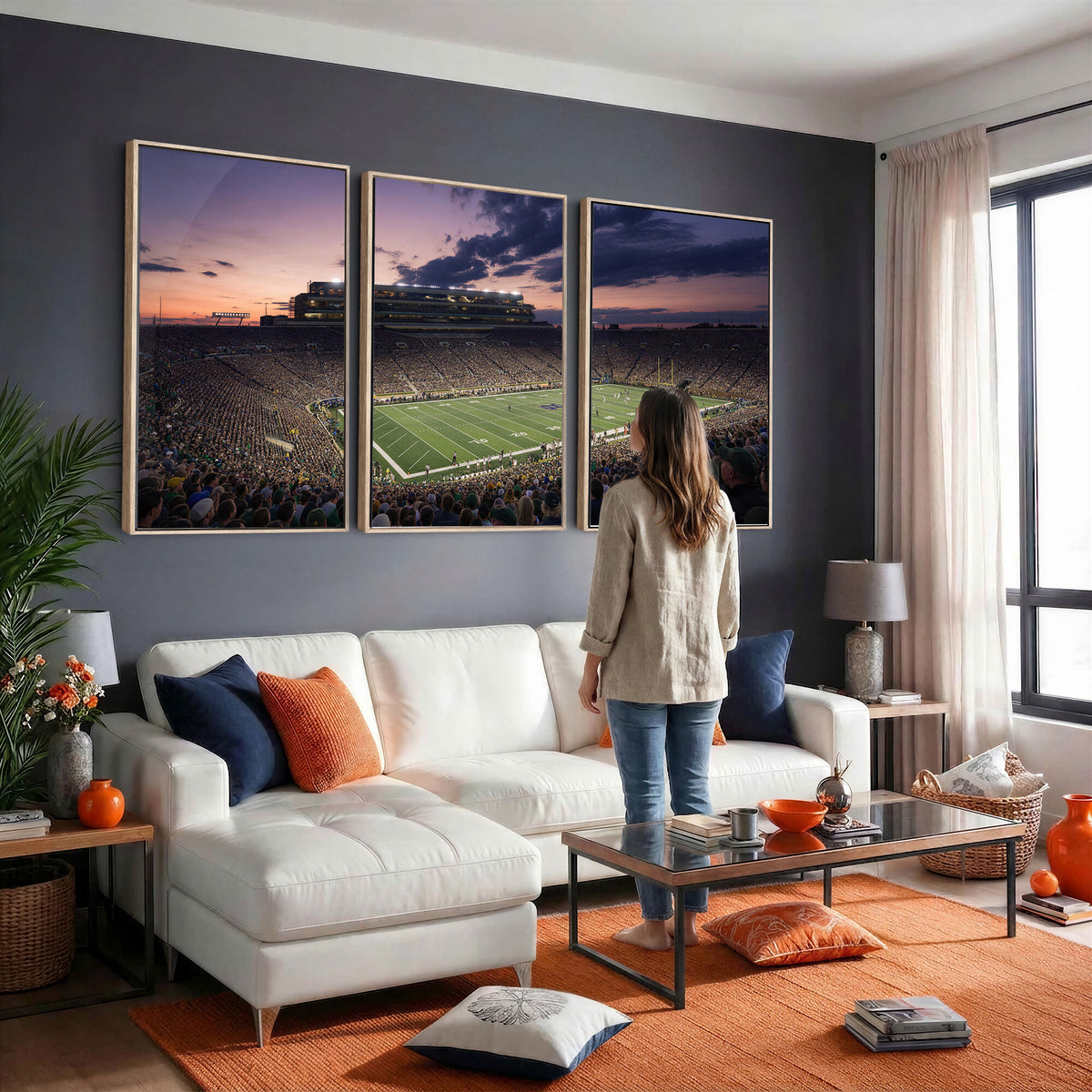 48837941-MGV-CV-36X24 - Stadium Wall Art Canvas Print