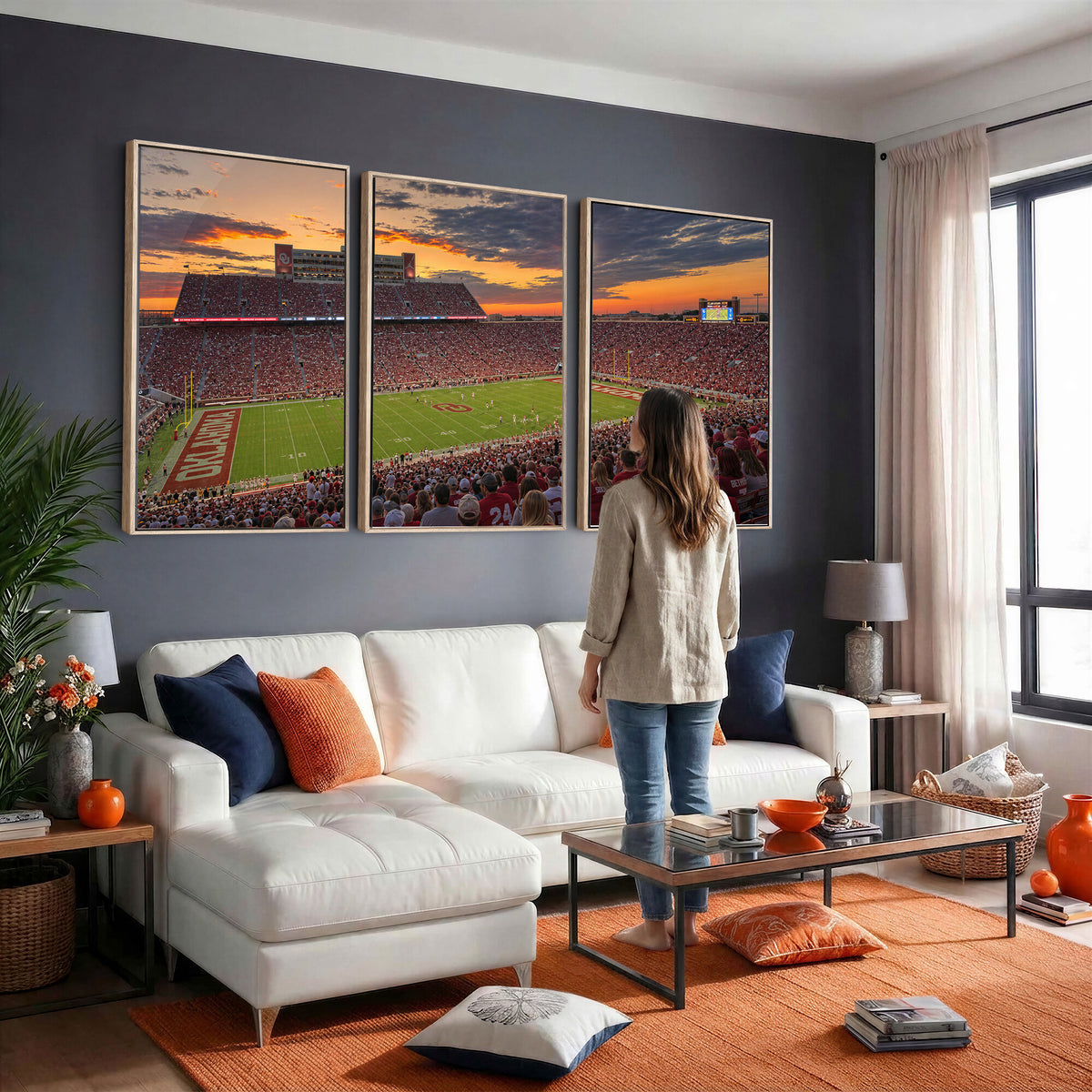 75444407-MGV-CV-36X24 - Stadium Wall Art Canvas Print