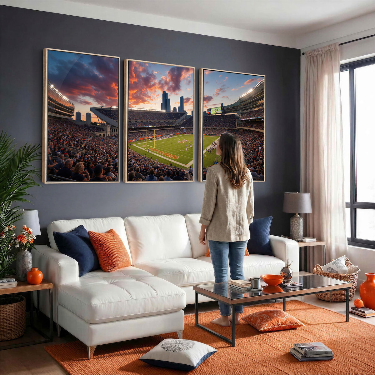21104528-MGV-CV-36X24 - Stadium Wall Art Canvas Print