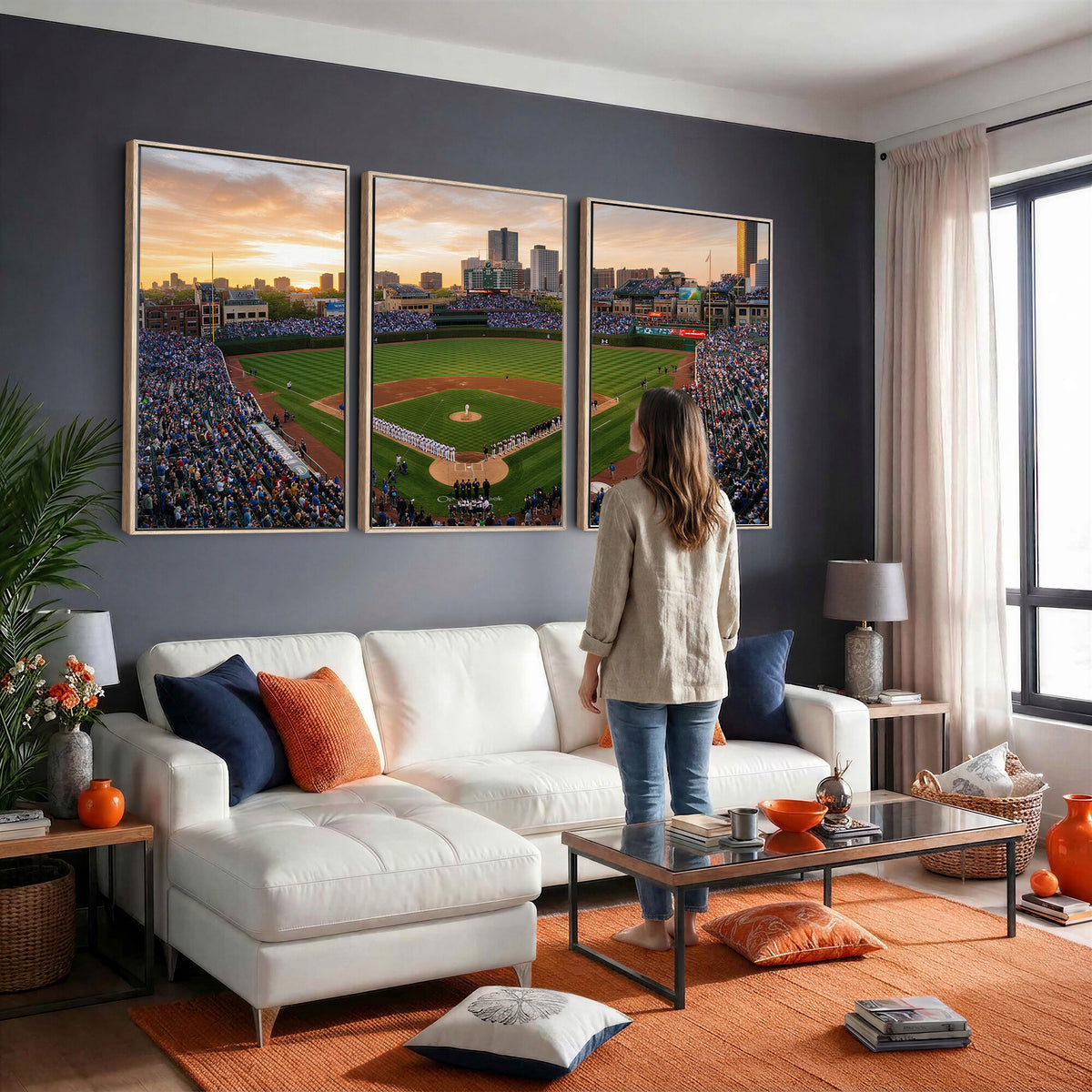 76885212-MGV-CV-36X24 - Stadium Wall Art Canvas Print