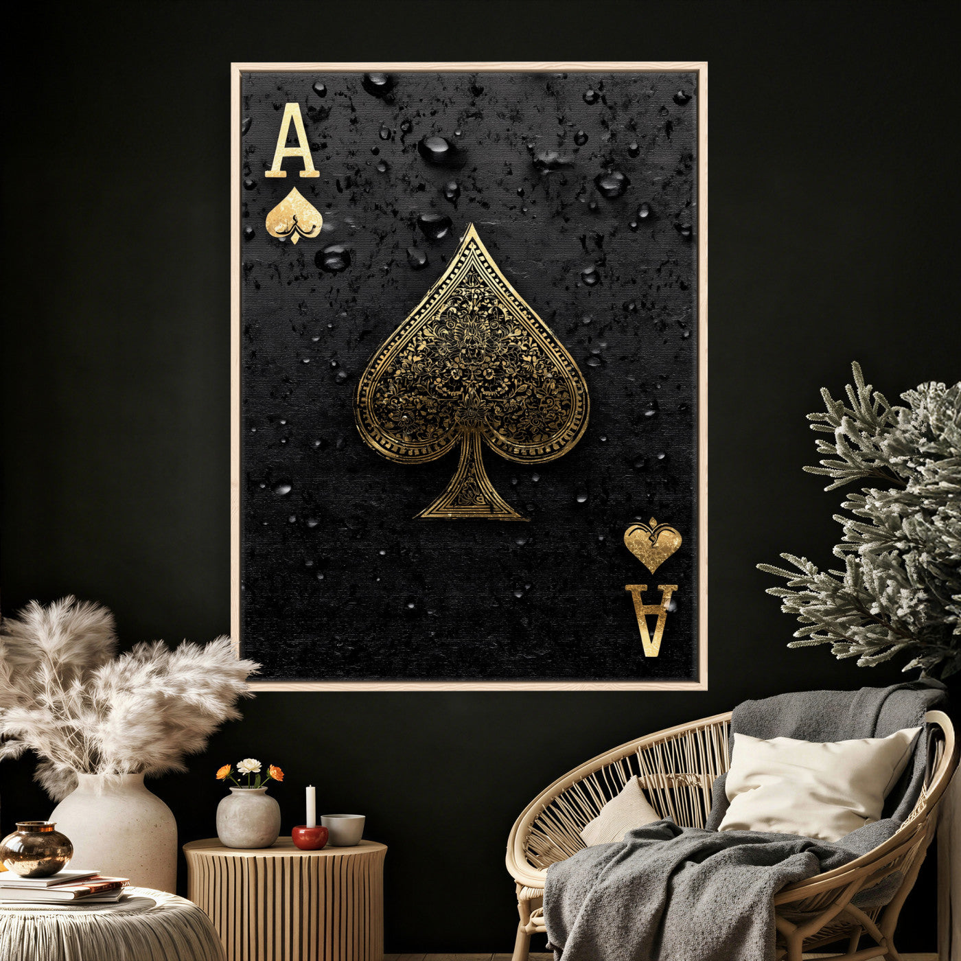 85998187-MGV-CV-24X36 - Game Card Wall Art Canvas Print