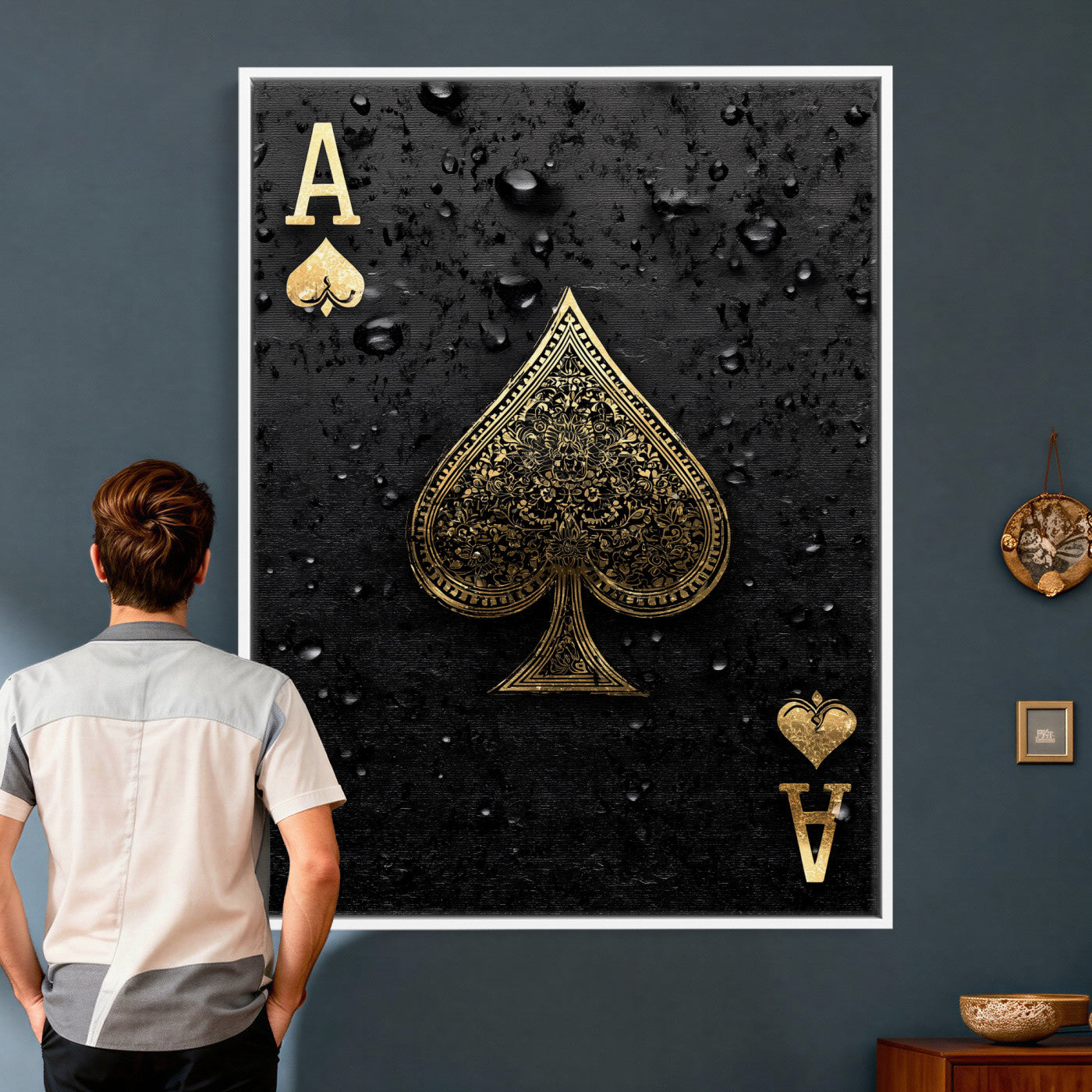 85998187-MGV-CV-24X36 - Game Card Wall Art Canvas Print