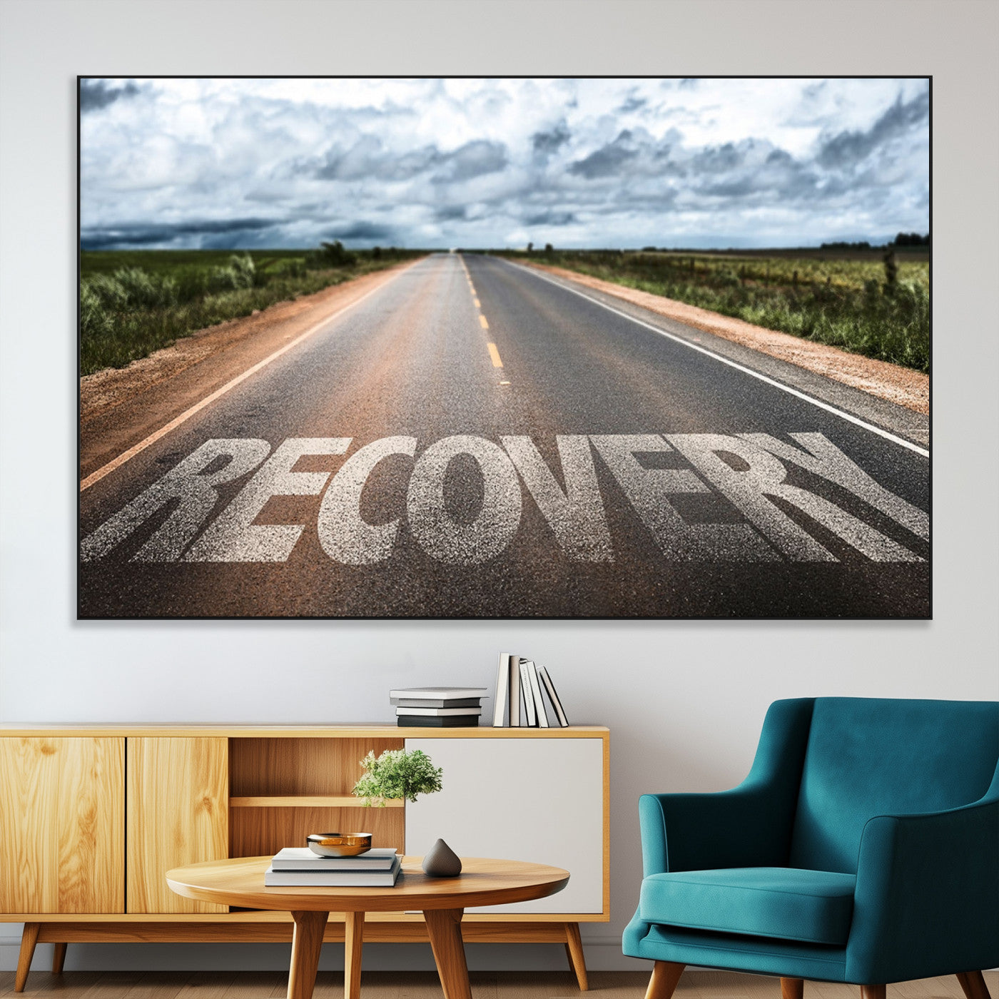 50743-MGV-CV-36X24-Recovery Road Wall Art Canvas Print