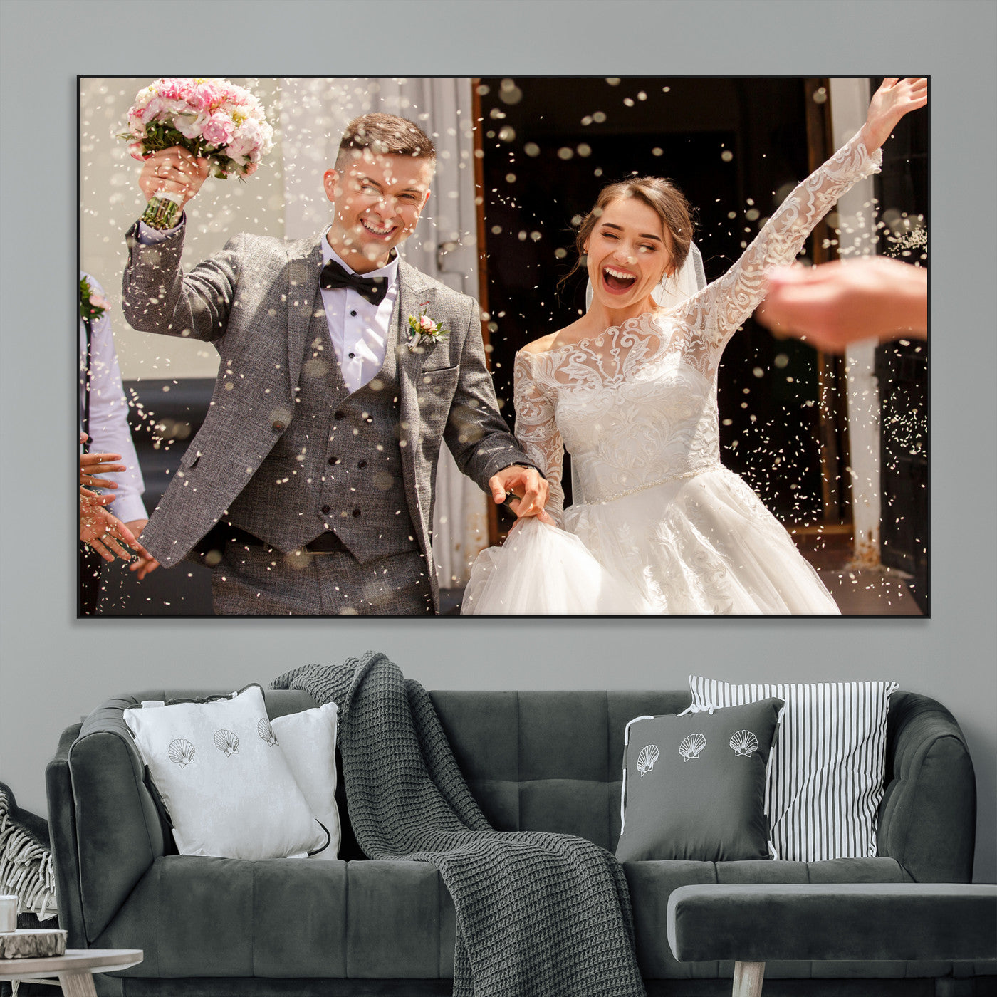 -Framed Create Your Canvas Print Personalized Wall Art Customizable Home Decor Wall Art Print Gift for Home, Office