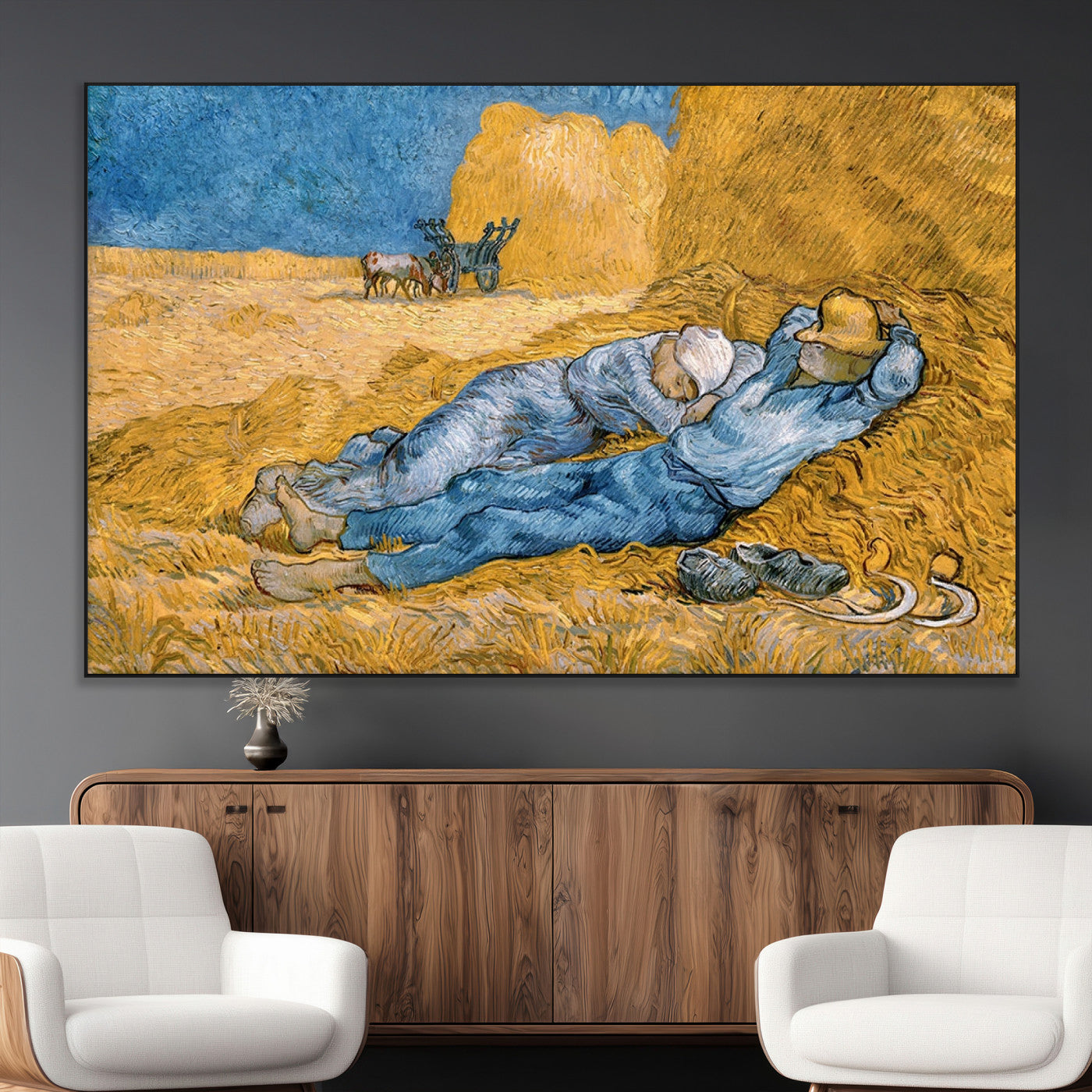85933-MGV-CV-36X24-Master Artist Vincent Van Gogh Nature Wilderness Illustrs Fine Art Canvas, Van Gogh Nature