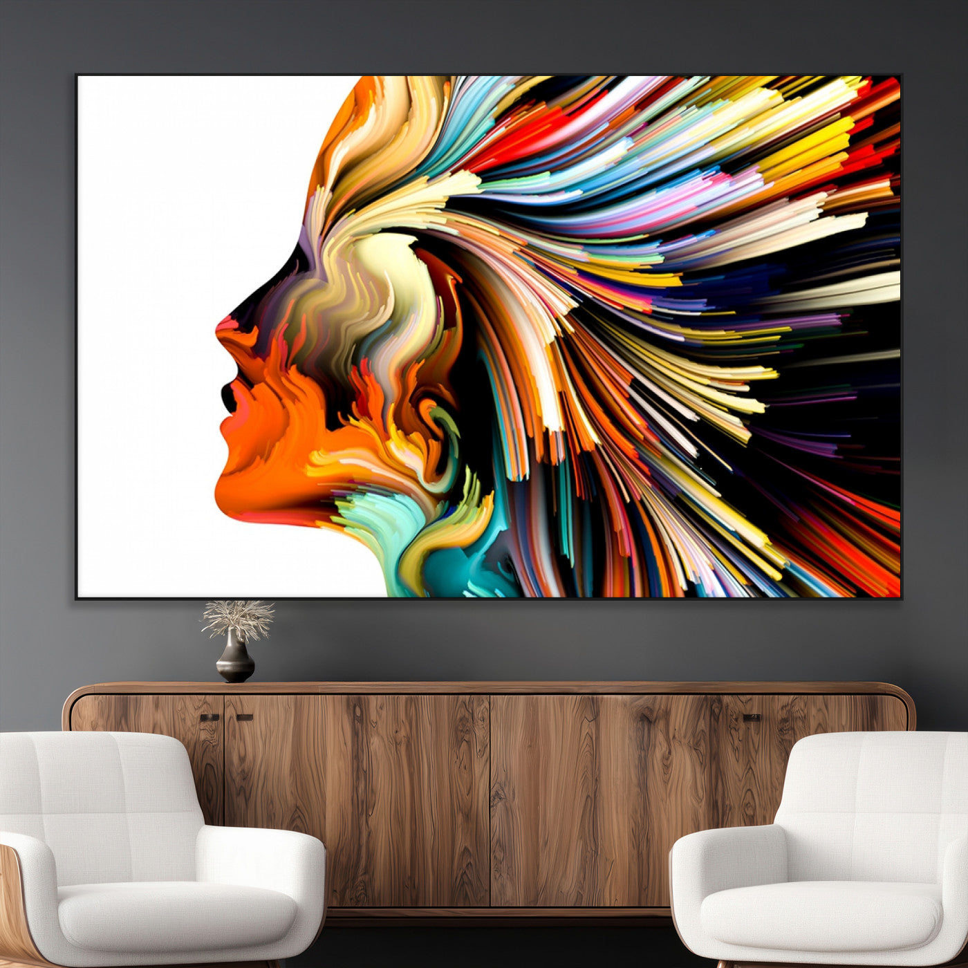 -Profile Colors Canvas Print
