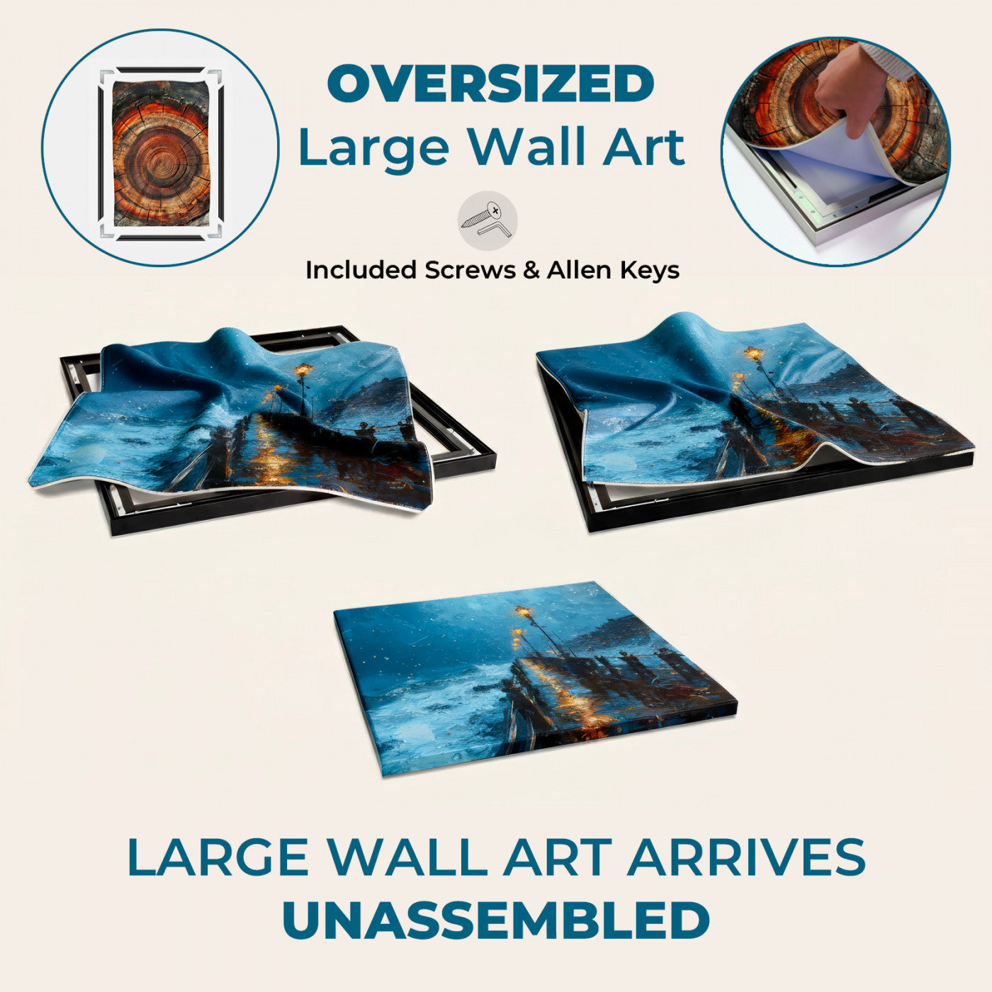 37564-MGV-CV-36X24-Tree Butterfly Abstract Tree and Butterfly Wall Art Canvas Print