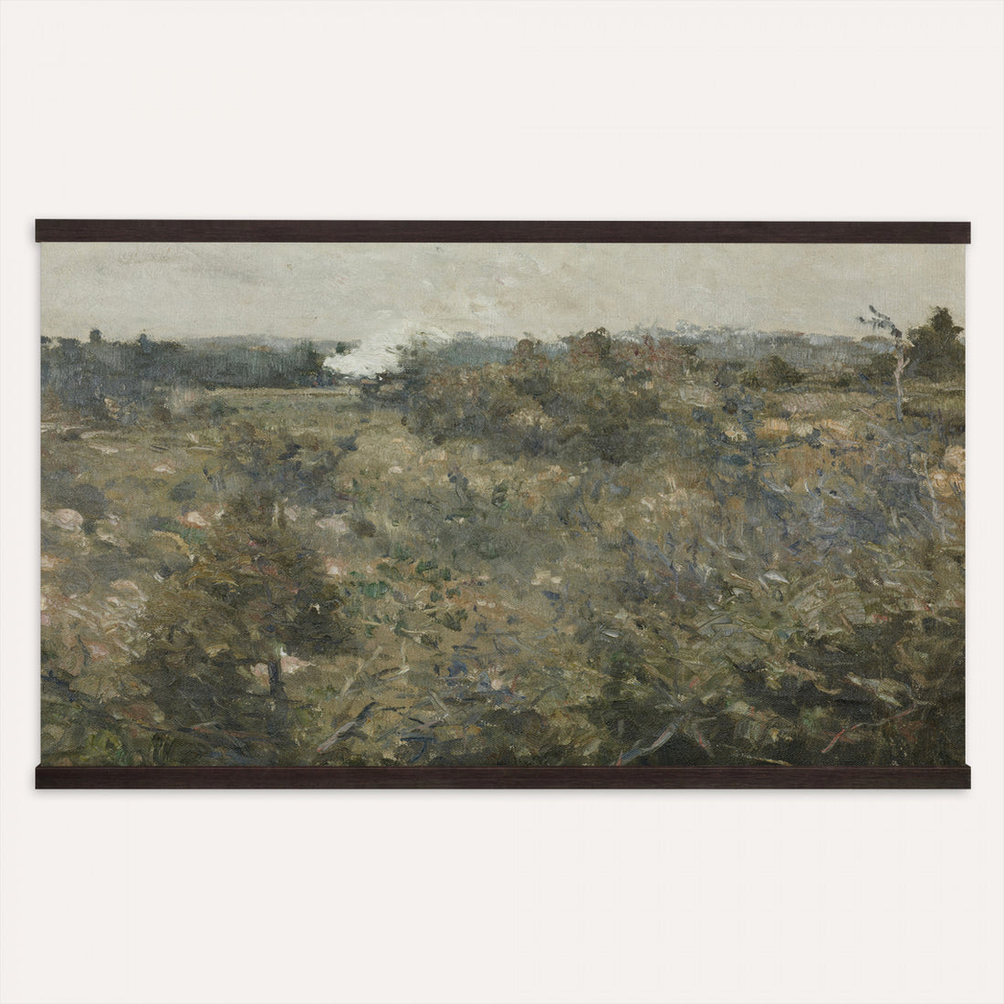 Farm Field Tapestry Wall Art, Antique Realism Countryside Wall Hanging, Extra Large Kitchen Office Wall Decor Gift