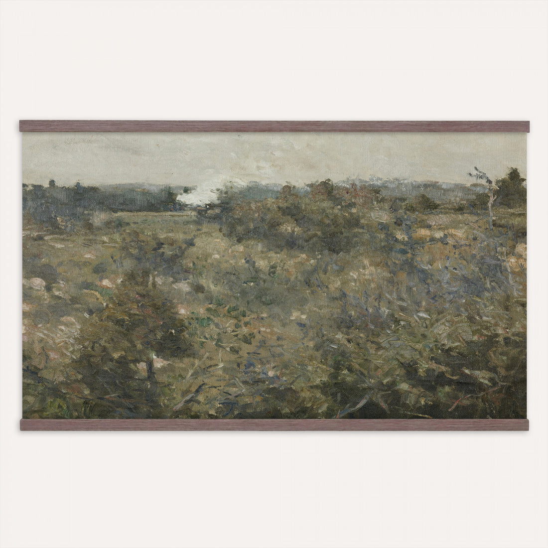 Farm Field Tapestry Wall Art, Antique Realism Countryside Wall Hanging, Extra Large Kitchen Office Wall Decor Gift