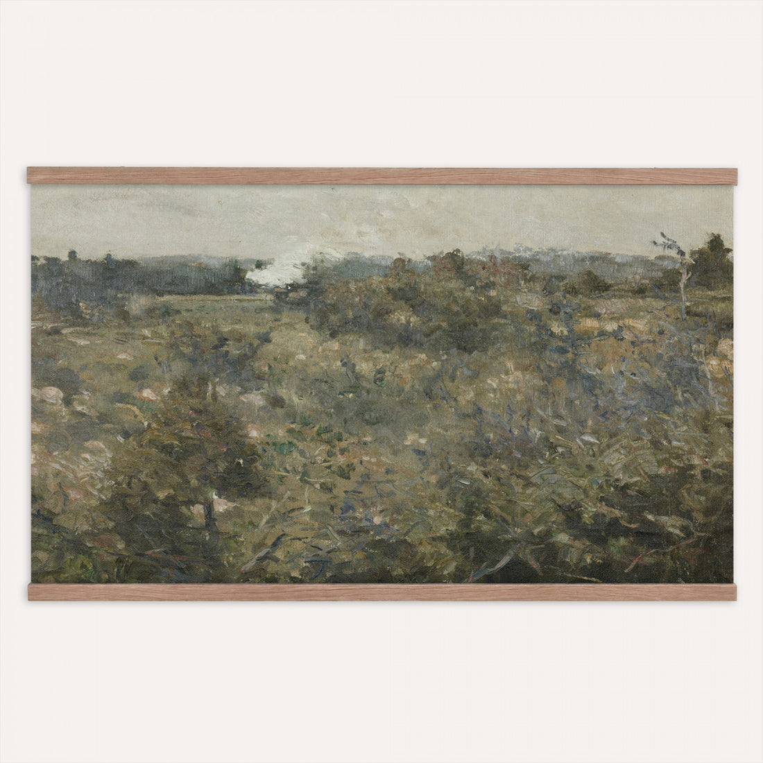 Farm Field Tapestry Wall Art, Antique Realism Countryside Wall Hanging, Extra Large Kitchen Office Wall Decor Gift