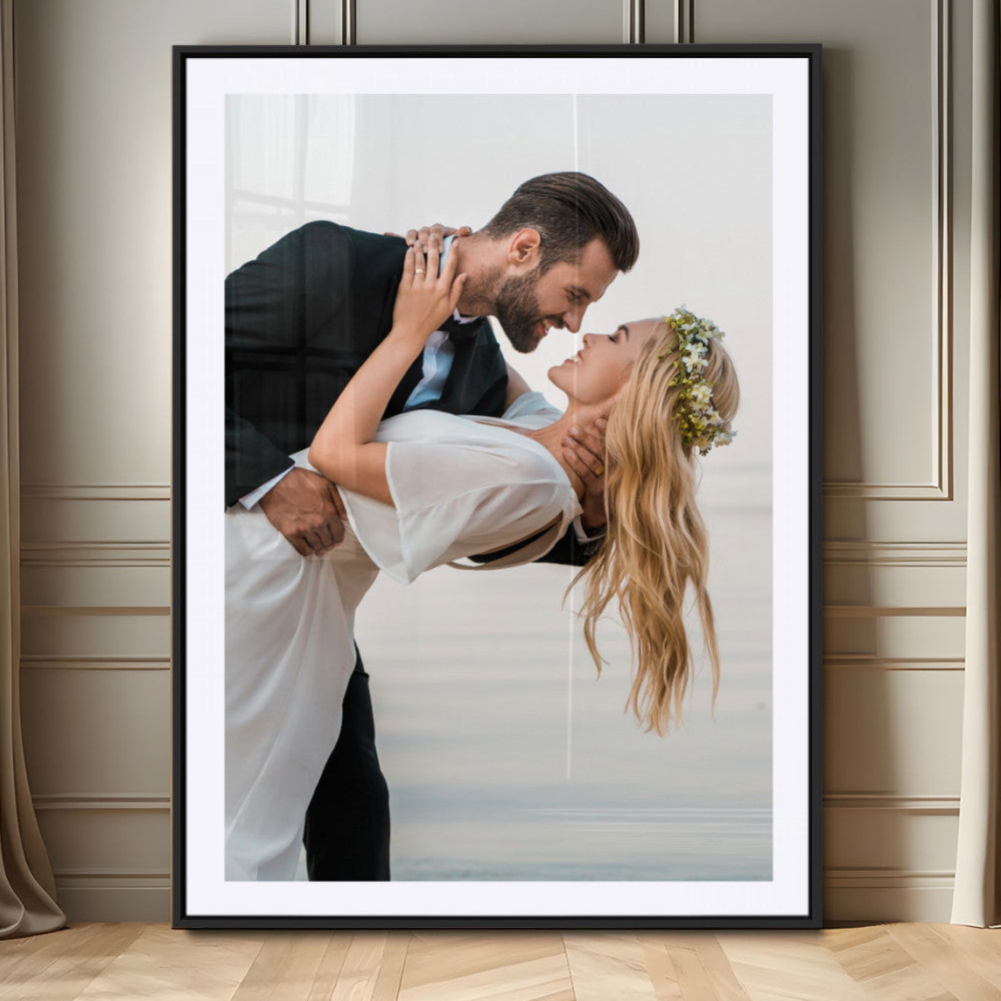 CSTM6030-MGC-FP-24x36-Create Your Own Photo Canvas Print – Personalized Wall Art Custom Image Artwork for Home, Office, Living Room