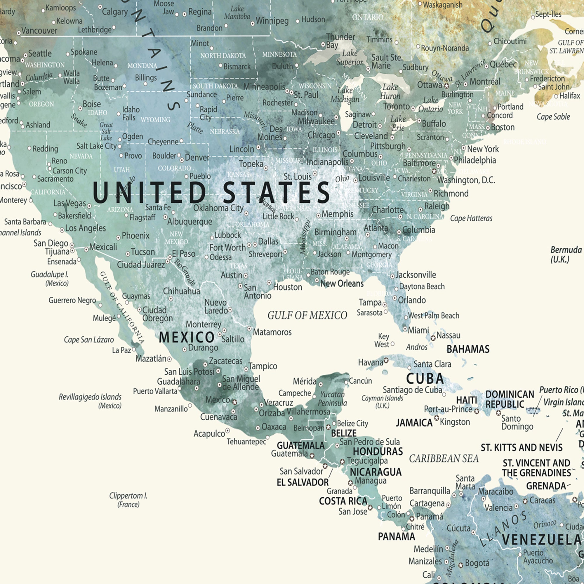 67119830-MGV-CV-36X24-Detailed Custom World Map Print – Framed Custom Push Pin Travel Tracker Map Wall Art Print, Unique Gift for Home or Office Decor