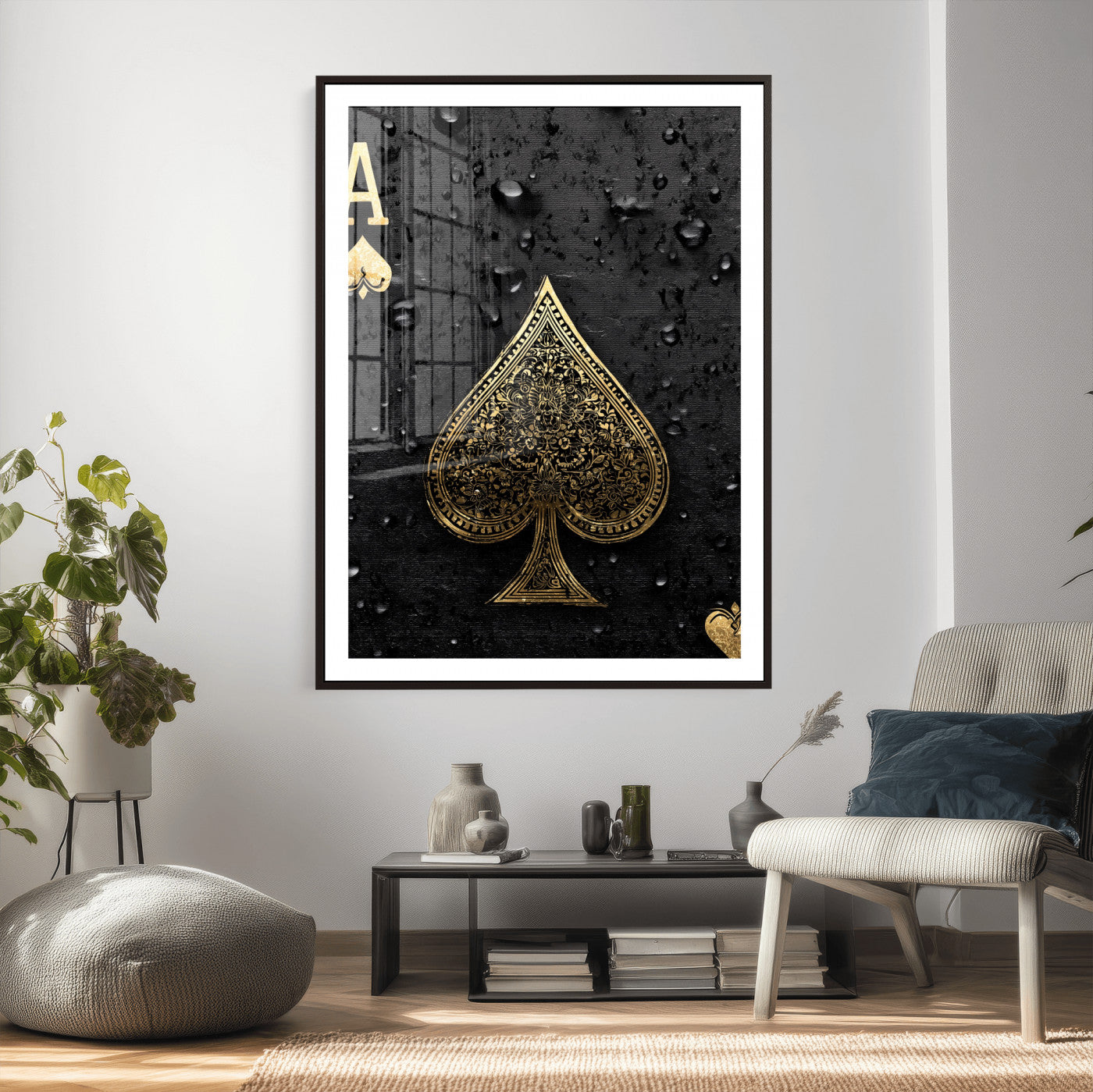 85998187-MGV-CV-24X36 - Game Card Wall Art Canvas Print