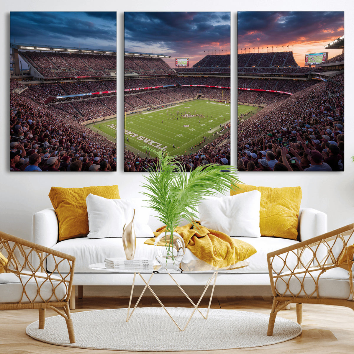 55475837-MGV-CV-36X24 - Stadium Wall Art Canvas Print