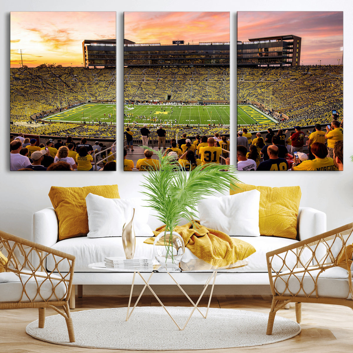 27265223-MGV-CV-36X24 - Stadium Wall Art Canvas Print