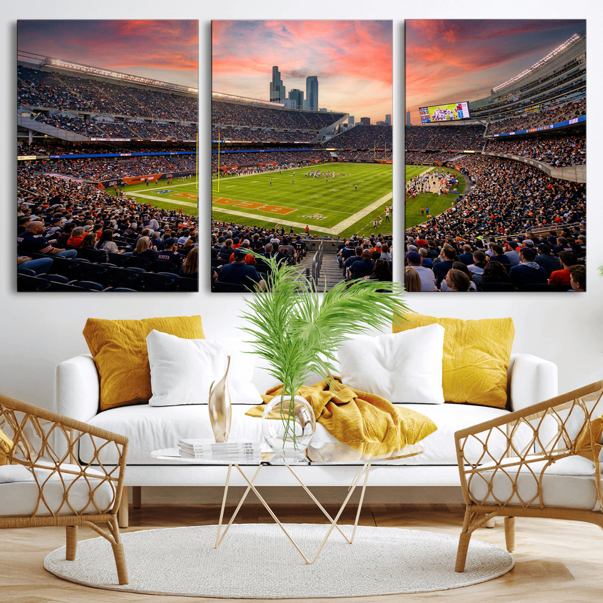 38873544-MGV-CV-36X24 - Stadium Wall Art Canvas Print