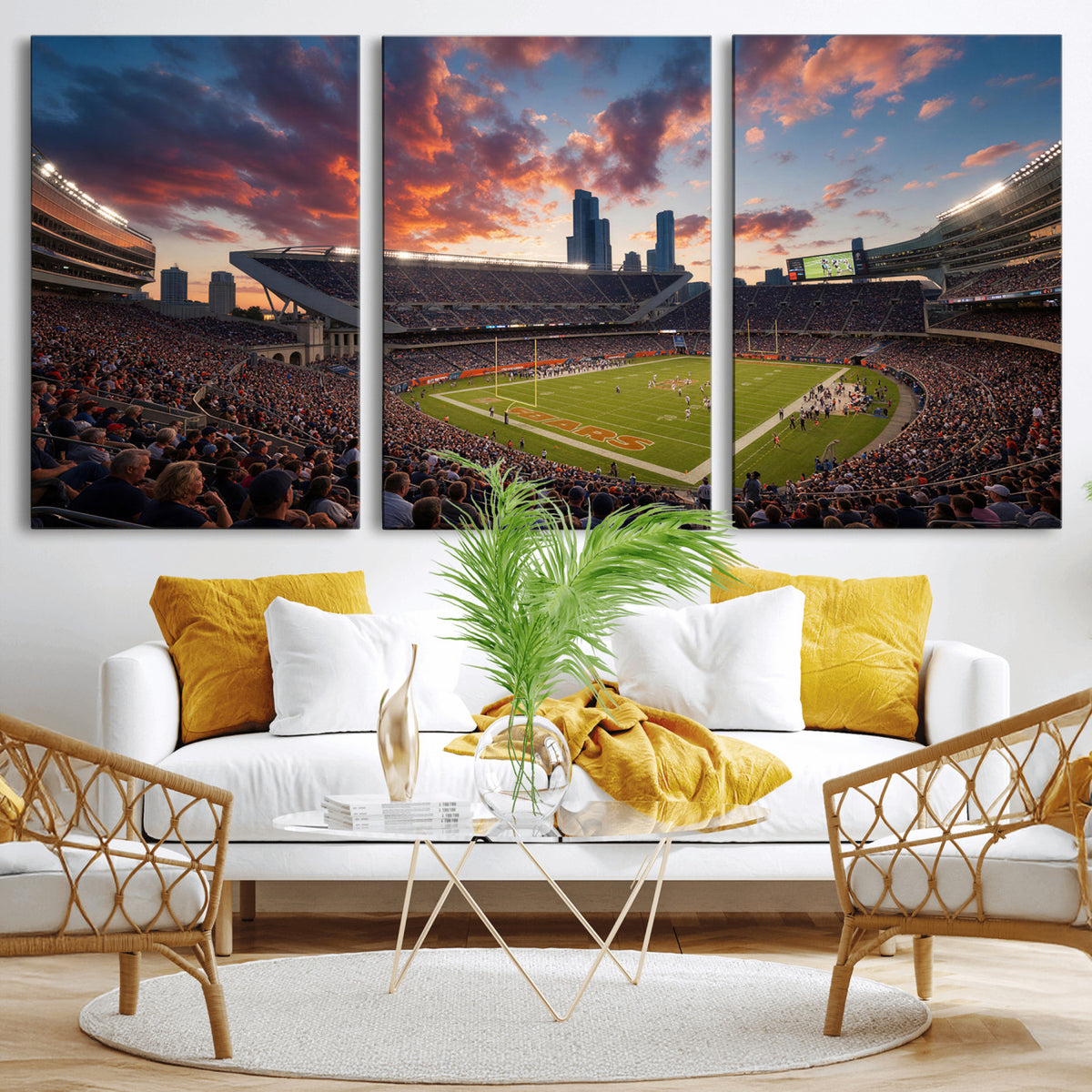 21104528-MGV-CV-36X24 - Stadium Wall Art Canvas Print