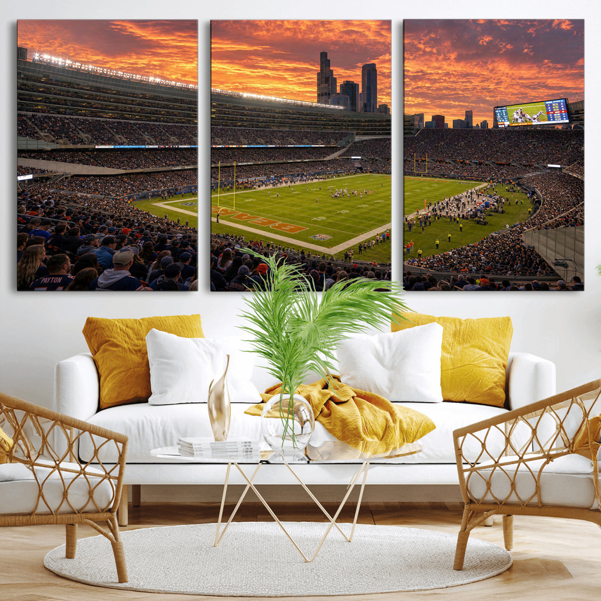 25159364-MGV-CV-36X24 - Stadium Wall Art Canvas Print