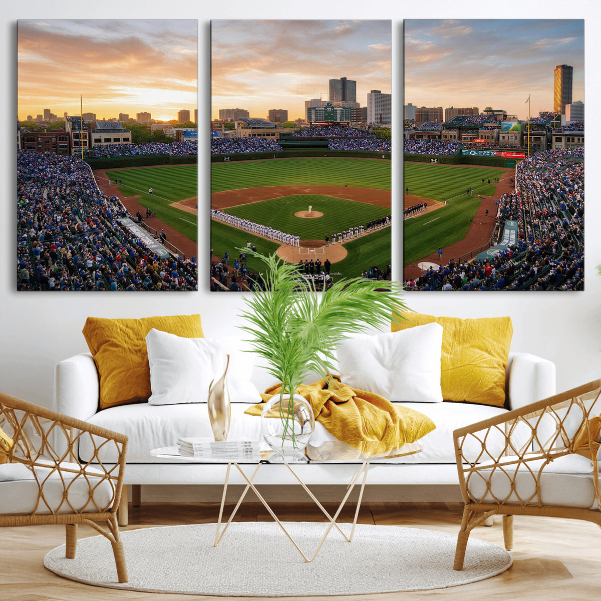 76885212-MGV-CV-36X24 - Stadium Wall Art Canvas Print