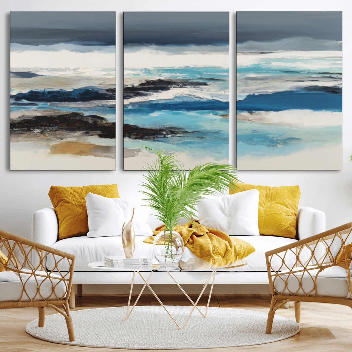 53645131-_Poster-30x20 - Extra Large Abstract Wall Art Canvas Print