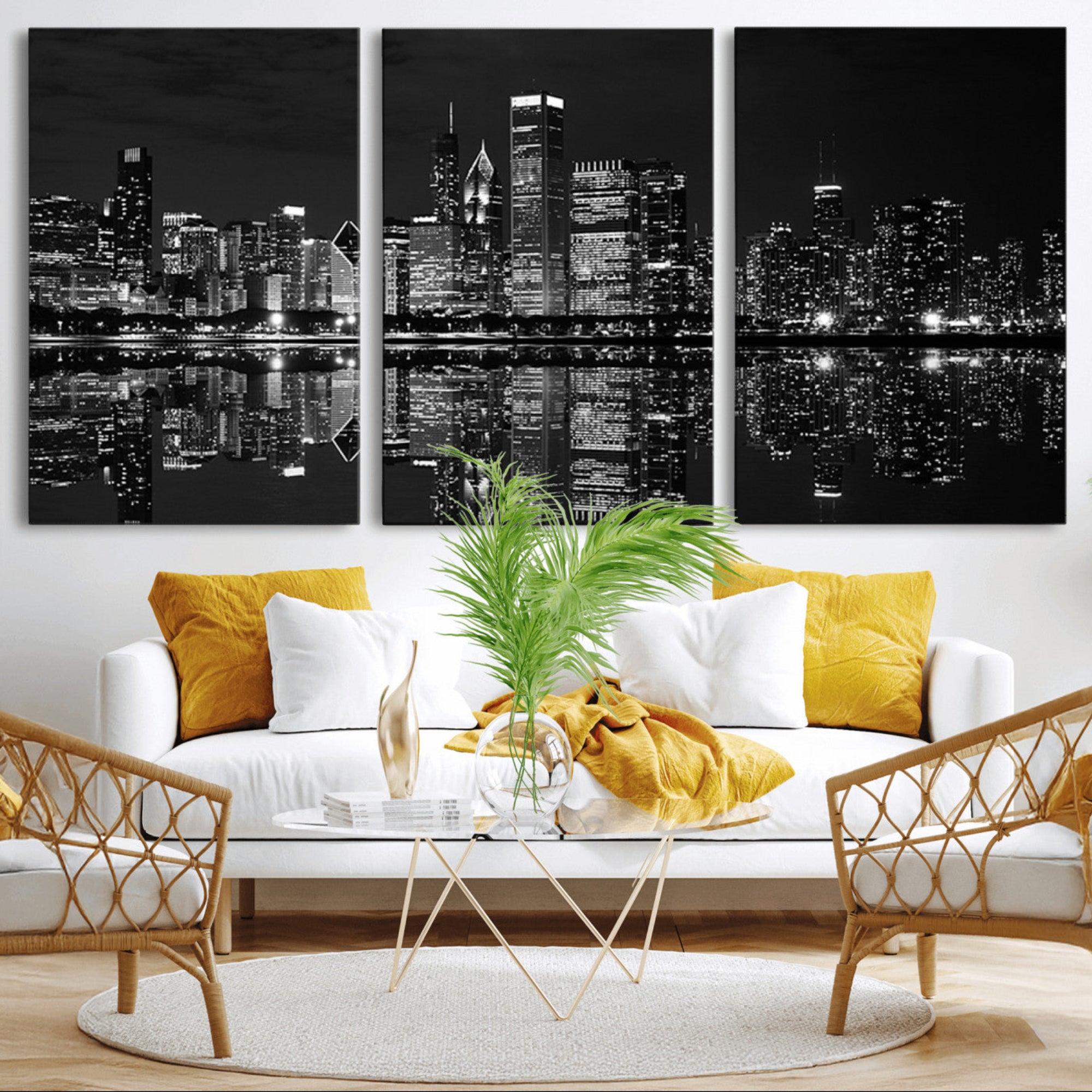 15050-MGV-CV-36X24-Chicago Wall Art Canvas Print