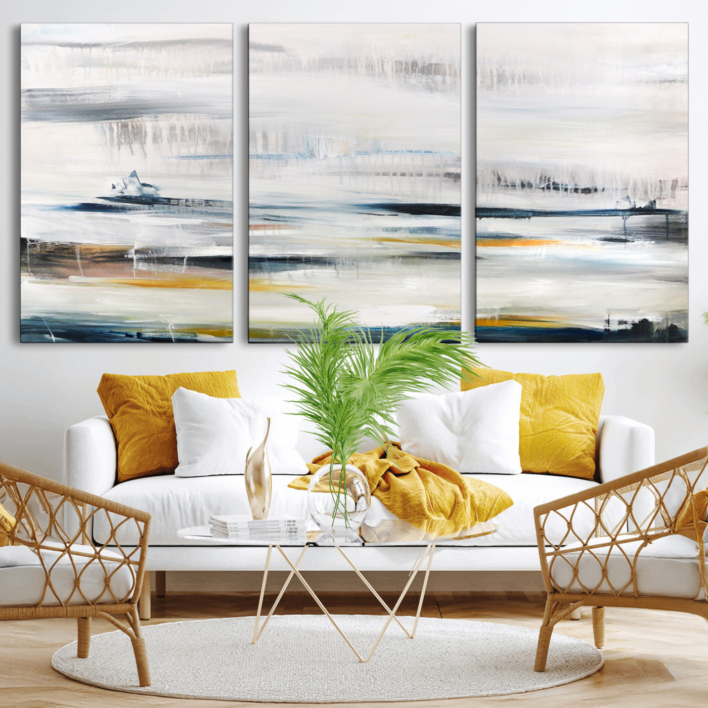 74932-MGV-CV-36X24-Soft Color Abstract Canvas Print