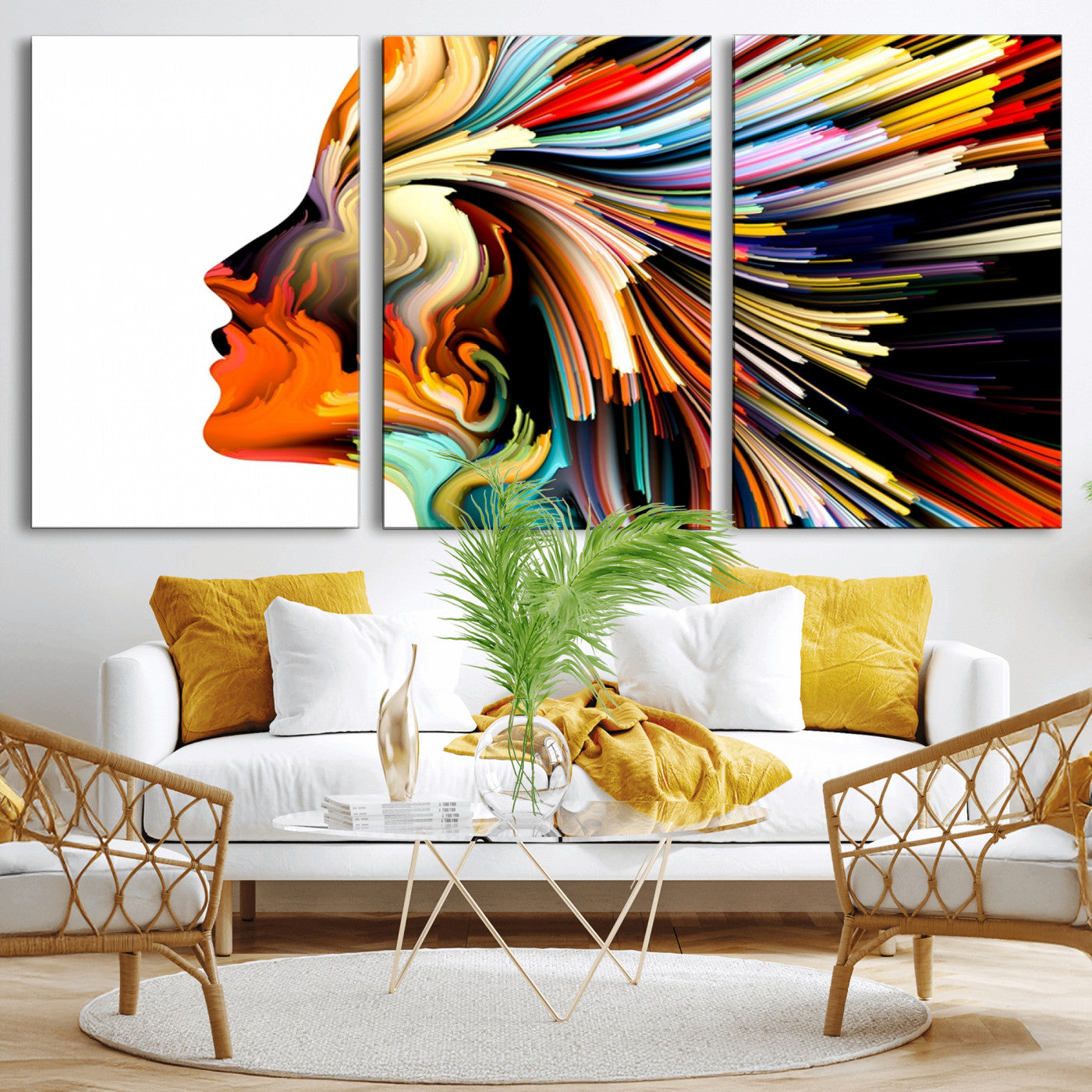 -Profile Colors Canvas Print