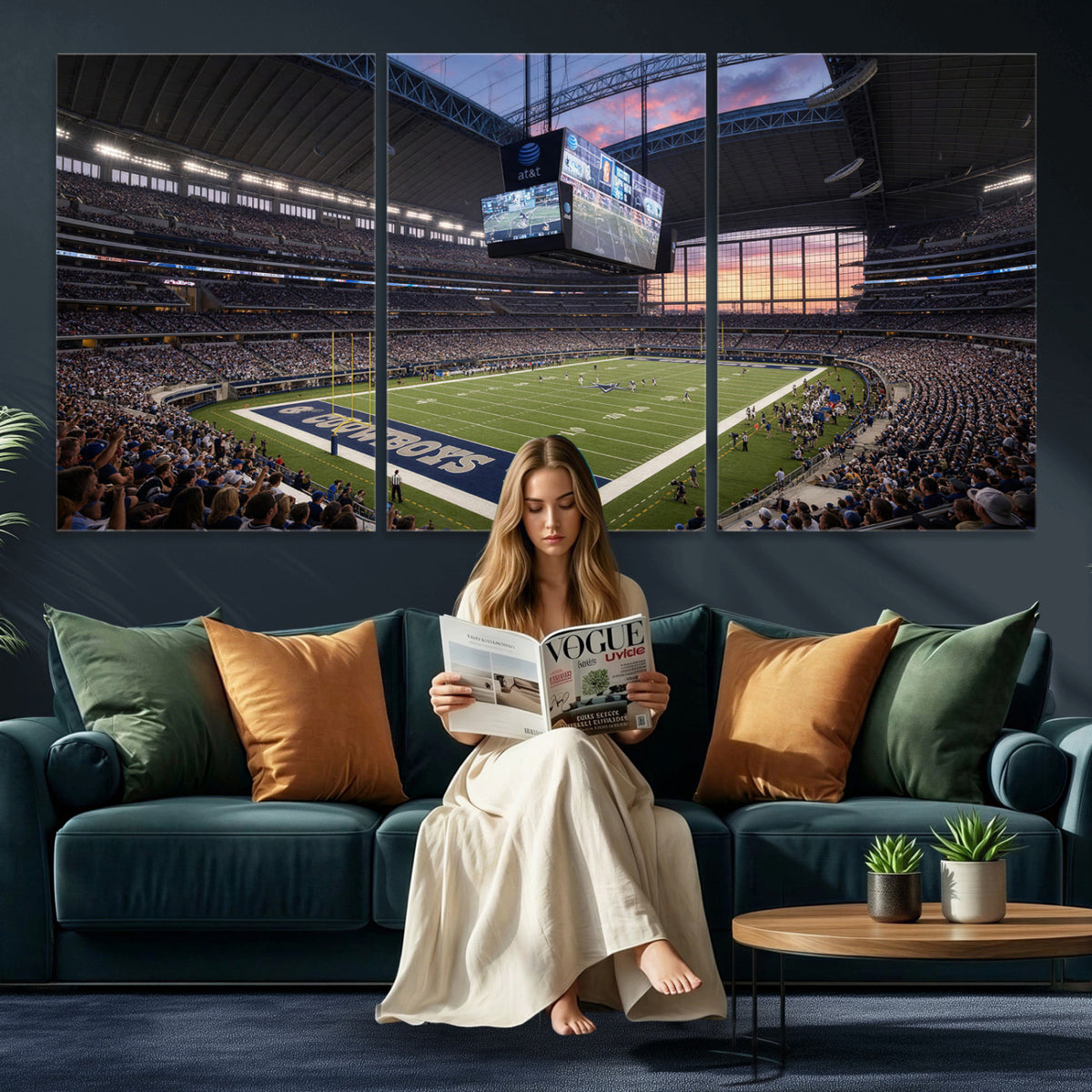 32321096-MGV-CV-36X24 - Stadium Wall Art Canvas Print