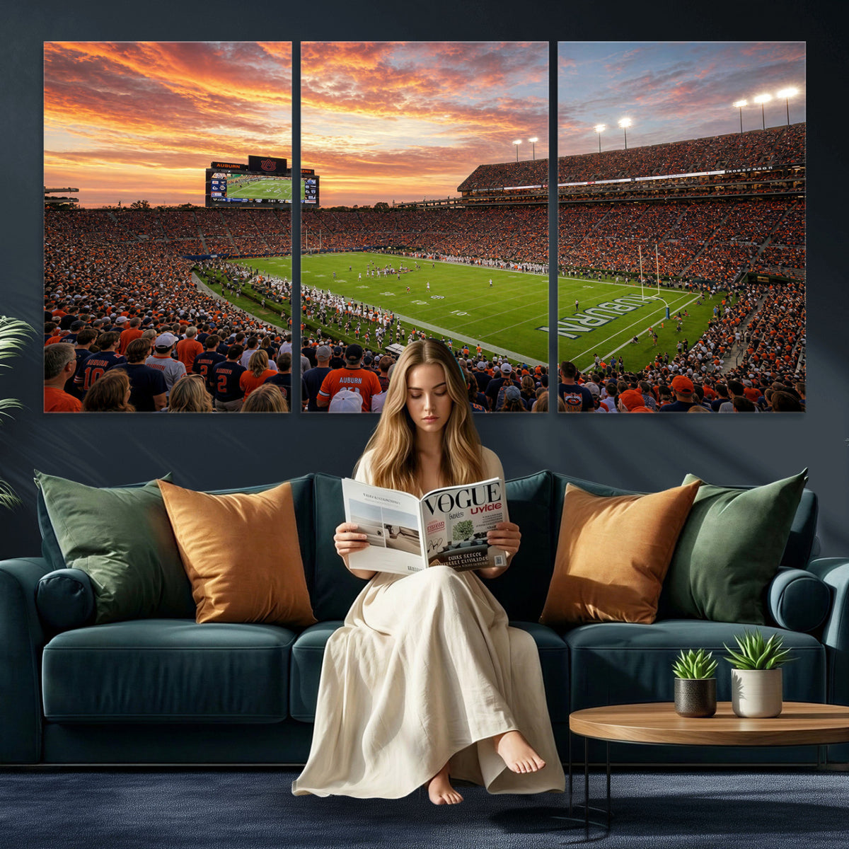 28631591-MGV-CV-36X24 - Stadium Wall Art Canvas Print
