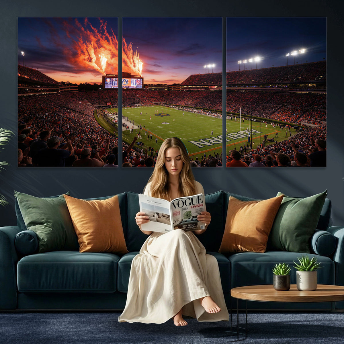 30686080-MGV-CV-36X24 - Stadium Wall Art Canvas Print