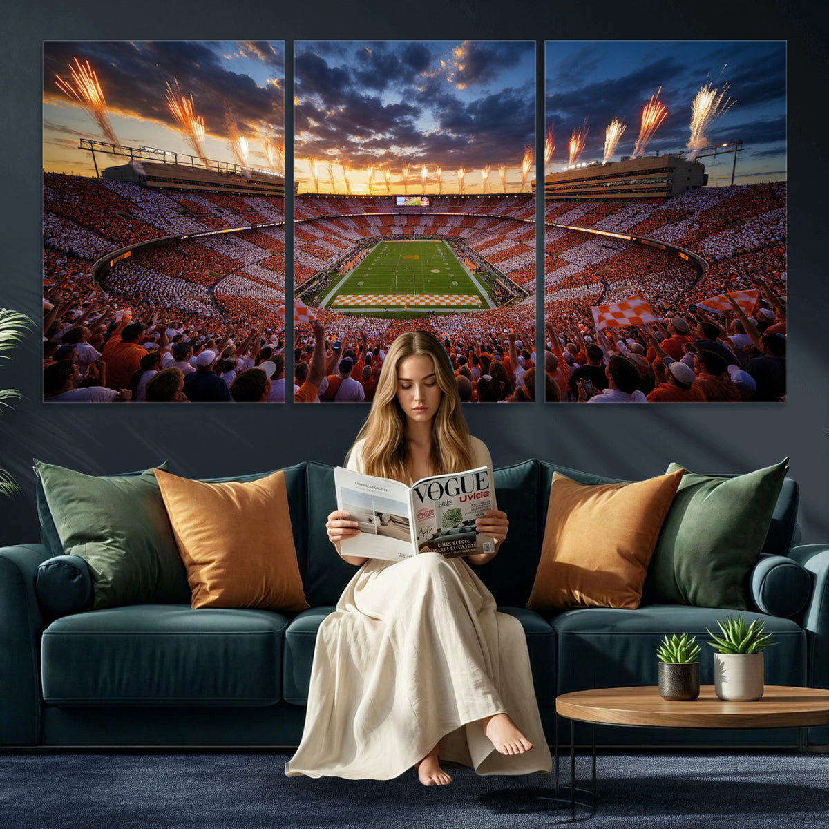 29672818-MGV-CV-36X24 - Stadium Wall Art Canvas Print