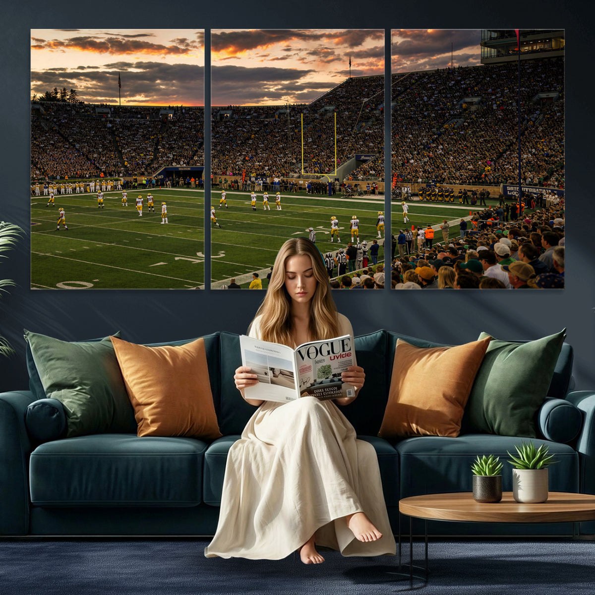 17703678-MGV-CV-36X24 - Stadium Wall Art Canvas Print
