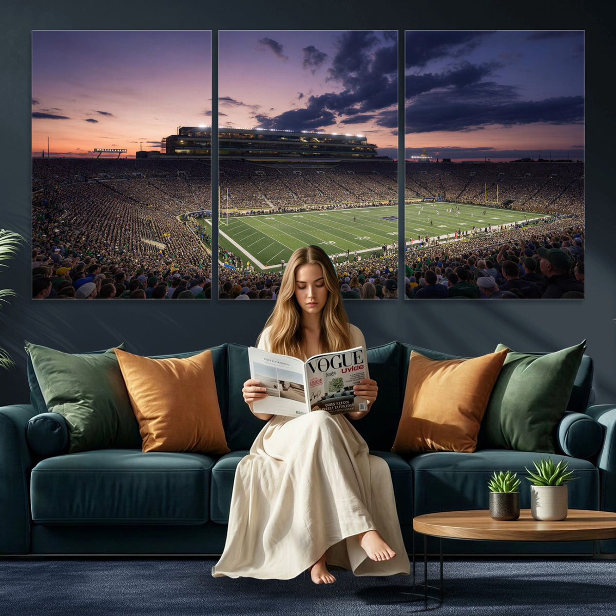 48837941-MGV-CV-36X24 - Stadium Wall Art Canvas Print