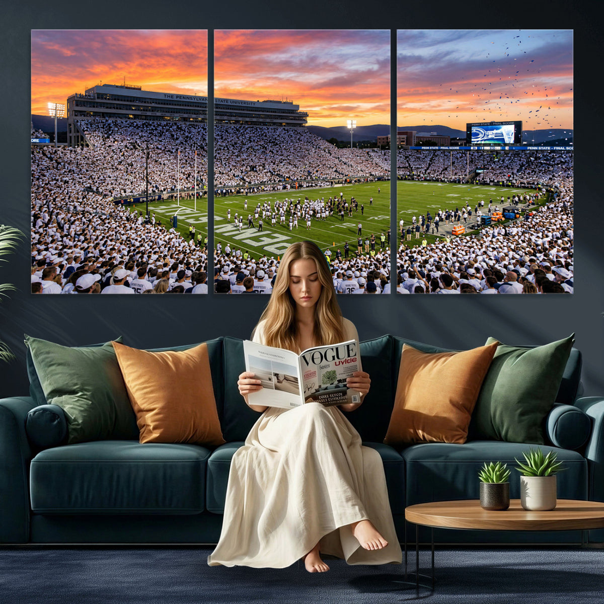 73603863-MGV-CV-36X24 - Stadium Wall Art Canvas Print