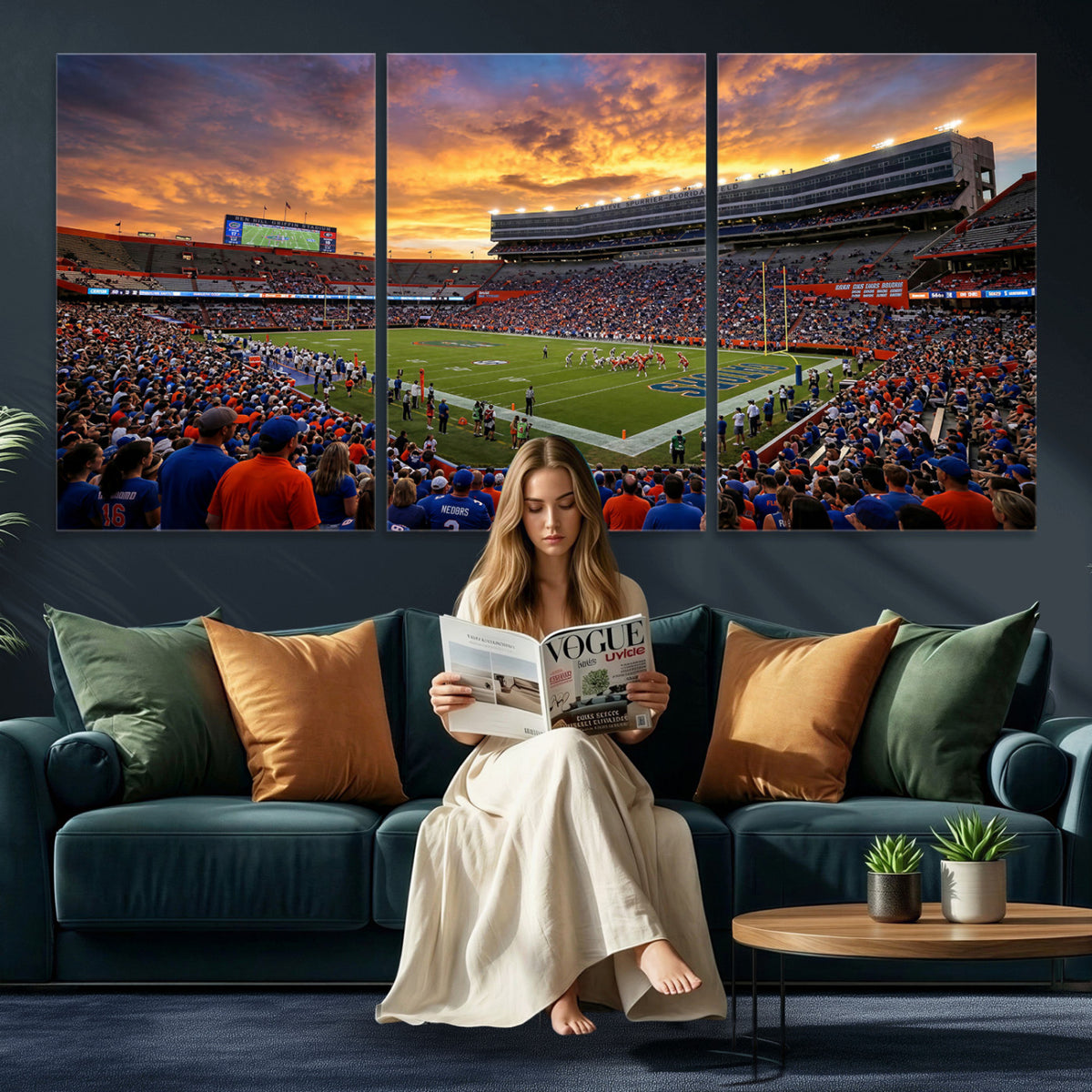 23829865-MGV-CV-36X24 - Stadium Wall Art Canvas Print