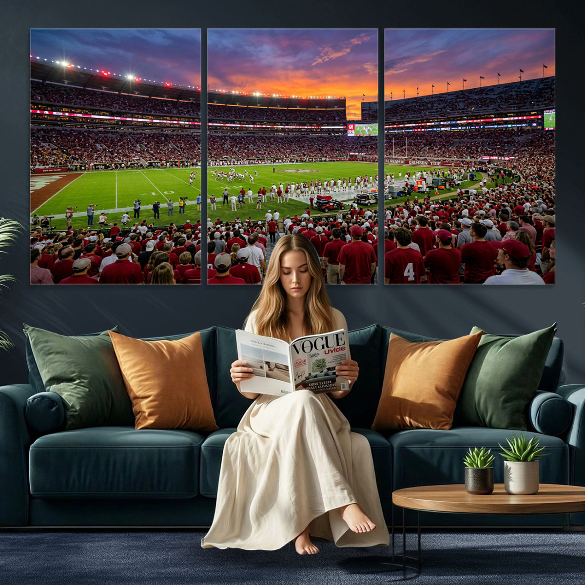 47822048-MGV-CV-36X24 - Stadium Wall Art Canvas Print