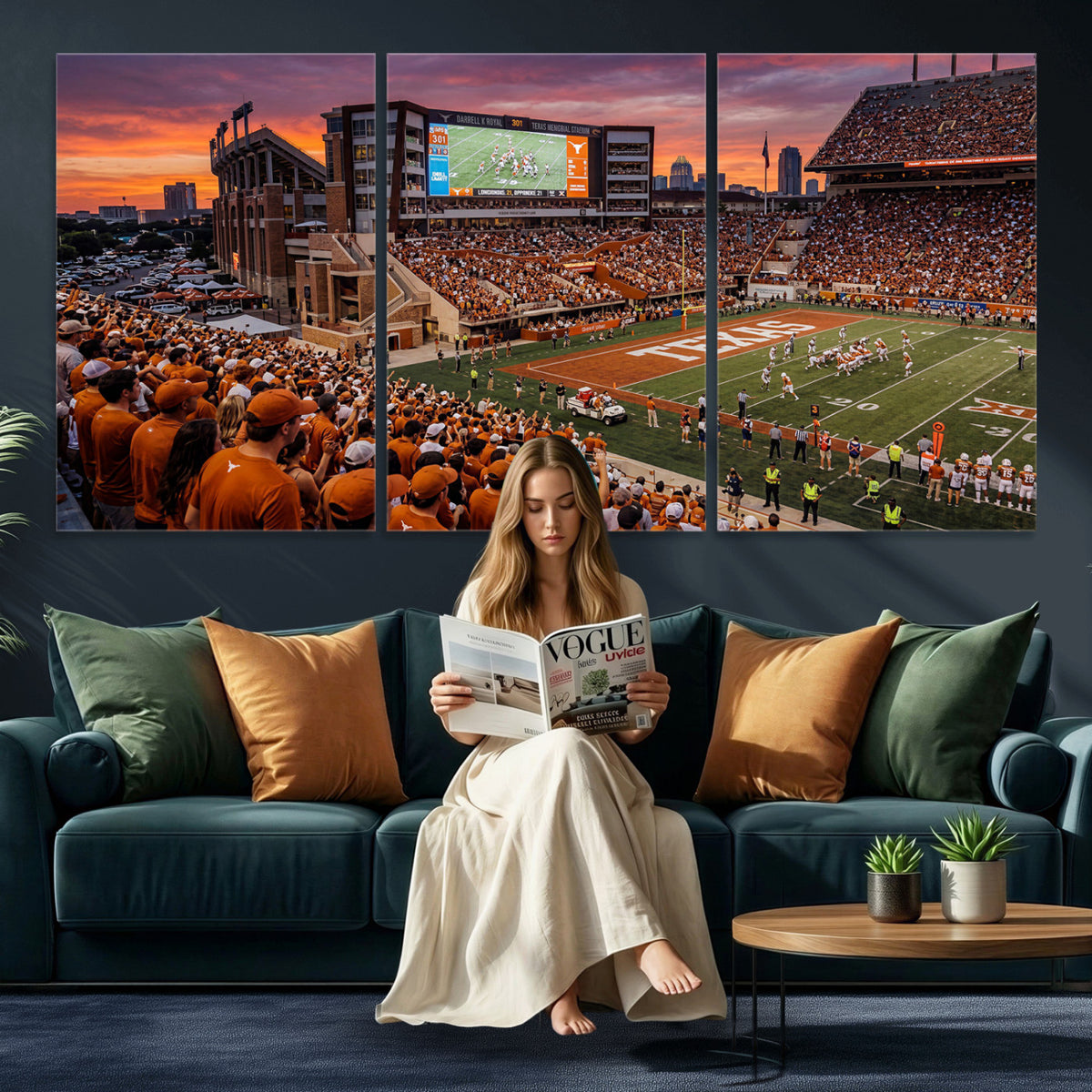 23743181-MGV-CV-36X24 - Stadium Wall Art Canvas Print