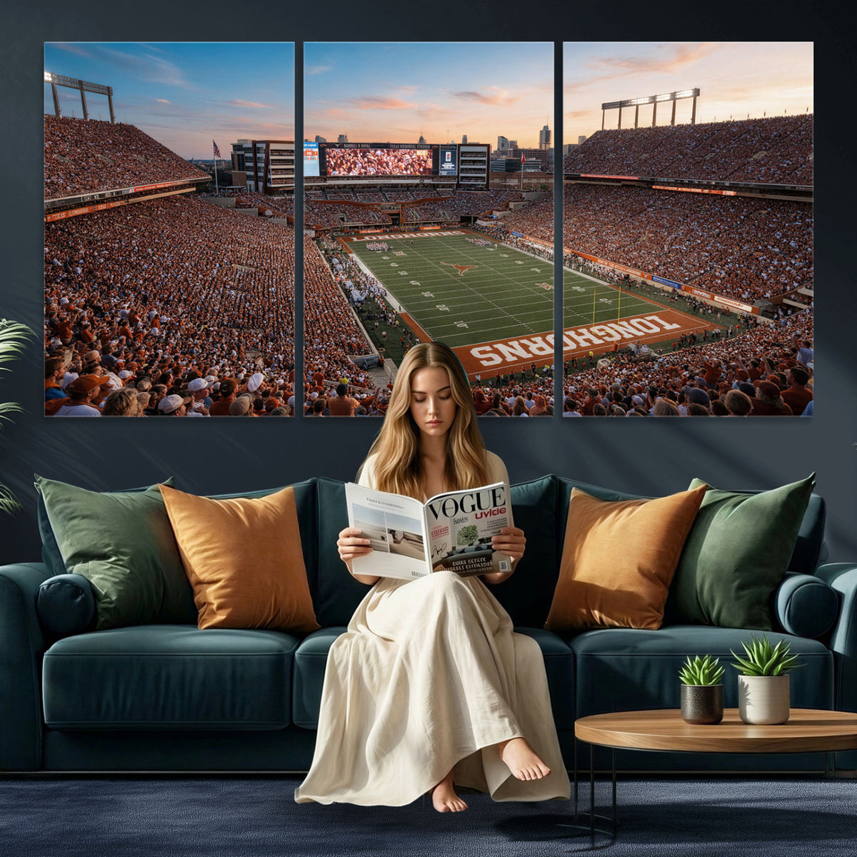 41187139-MGV-CV-36X24 - Stadium Wall Art Canvas Print