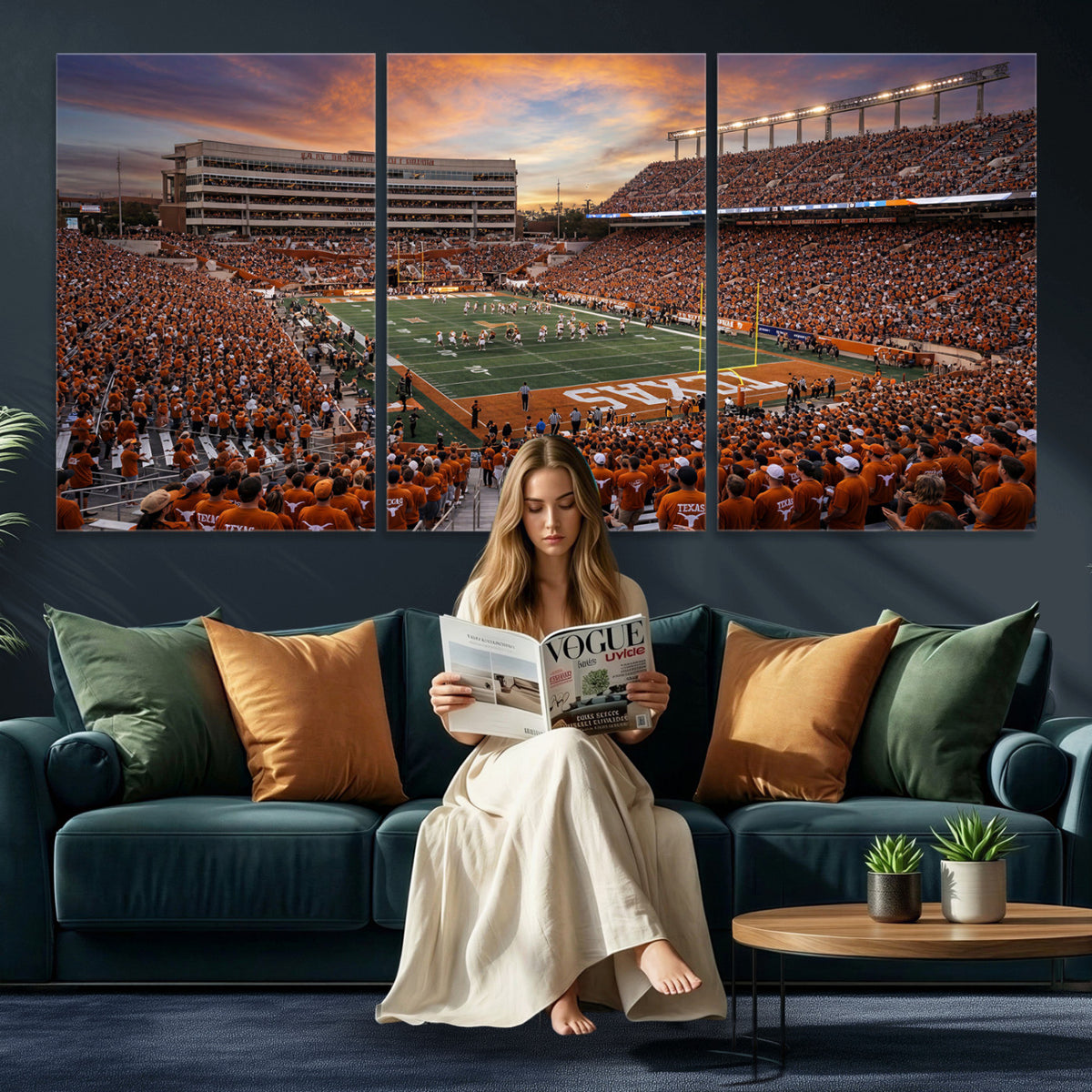 23560699-MGV-CV-36X24 - Stadium Wall Art Canvas Print