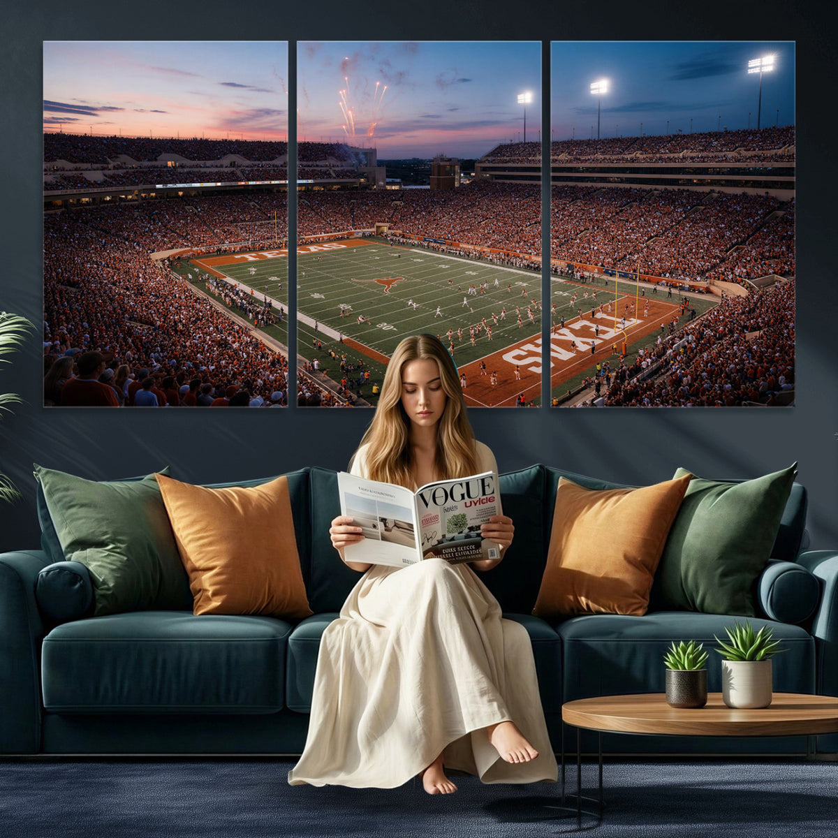 31666911-MGV-CV-36X24 - Stadium Wall Art Canvas Print