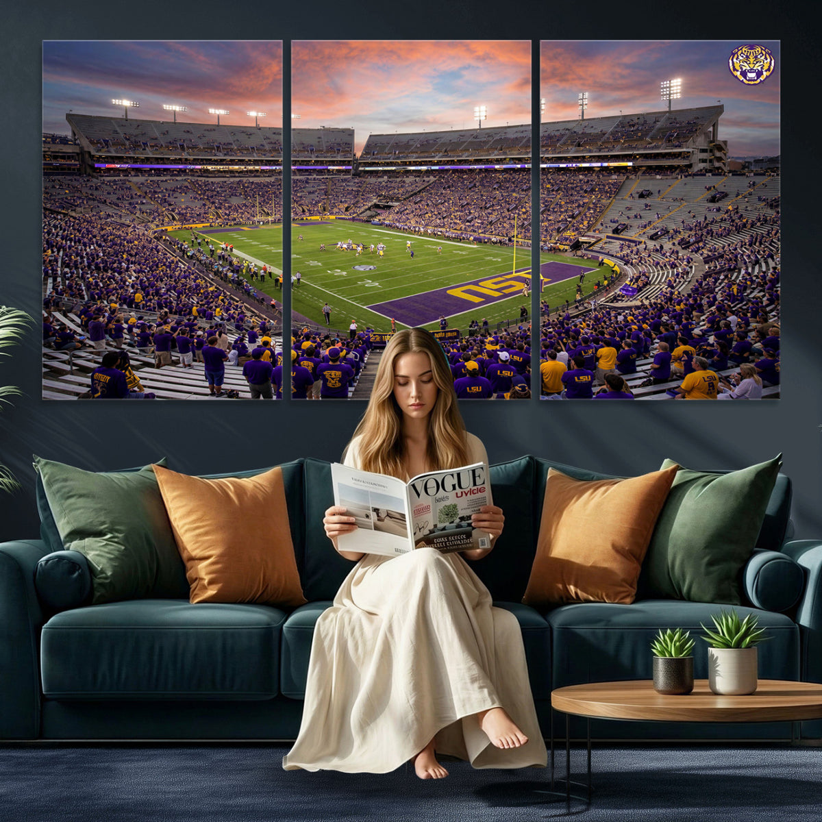 20281385-MGV-CV-36X24 - Stadium Wall Art Canvas Print