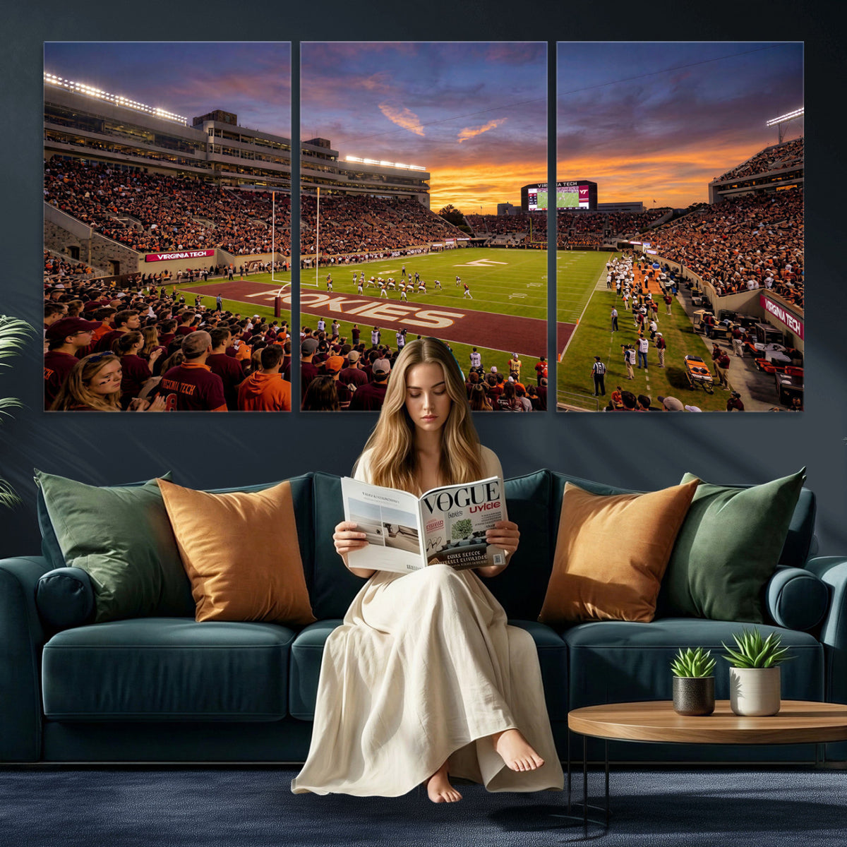 87141841-MGV-CV-36X24 - Stadium Wall Art Canvas Print