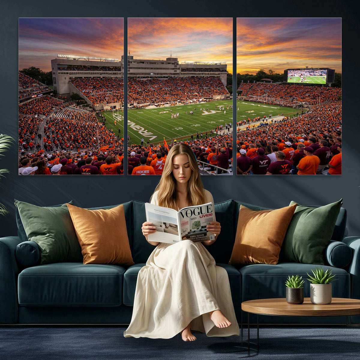 23178259-MGV-CV-36X24 - Stadium Wall Art Canvas Print